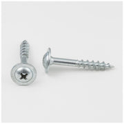 Hardware Resources #8 x 1-1/4" Zinc Plated Phillips Drive Coarse Thread Large Washer Head Screw Sold by the Keg