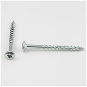 Hardware Resources #8 x 2" Zinc Plated Square/Phillips Drive Type 17 Coarse Thread Standard Round Washer Head Screw Sold by the Keg