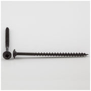 Hardware Resources #8 x 2-1/2" Black Square Drive Type 17 Coarse Thread Standard Round Washer Head Screw Sold by the Keg