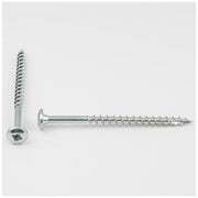 Hardware Resources #8 x 2-1/2" Zinc Plated Square/Phillips Drive Type 17 Coarse Thread Standard Round Washer Head Screw Sold by the Keg