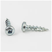 Hardware Resources #8 x 3/4" Zinc Plated #2 Square Drive Type 17 Coarse Thread Pan Head Screw Sold by the Box
