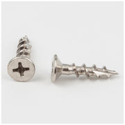 Hardware Resources #8 x 3/4" Bright Nickel Phillips Drive Type 17 Coarse Thread Flat Head Screw Sold by the Box
