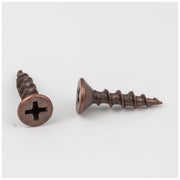 Hardware Resources #8 x 3/4" Dark Antique Copper Machined Phillips Drive Coarse Thread Flat Head Screw Sold by the Box. Order 3 for a Box of 3,000 Screws