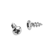 Hardware Resources #8 x 7/16" Zinc Plated Square/Phillips Drive Coarse Thread Truss Head Screw Sold by the Keg