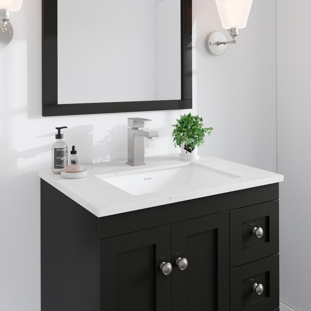 Eviva Acclaim Bath Vanity with Counter Top and Undermount Porcelain Sink (24"-30")