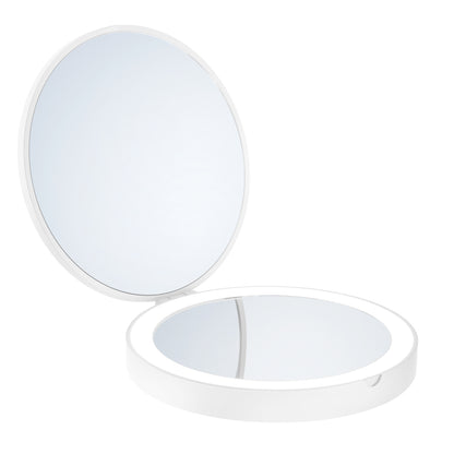 OUTLINE - Travel Mirror, LED. White, x1/x7 Magnification,