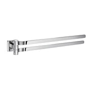 ICE - Swing Arm Towel Rail in Polished Chrome.