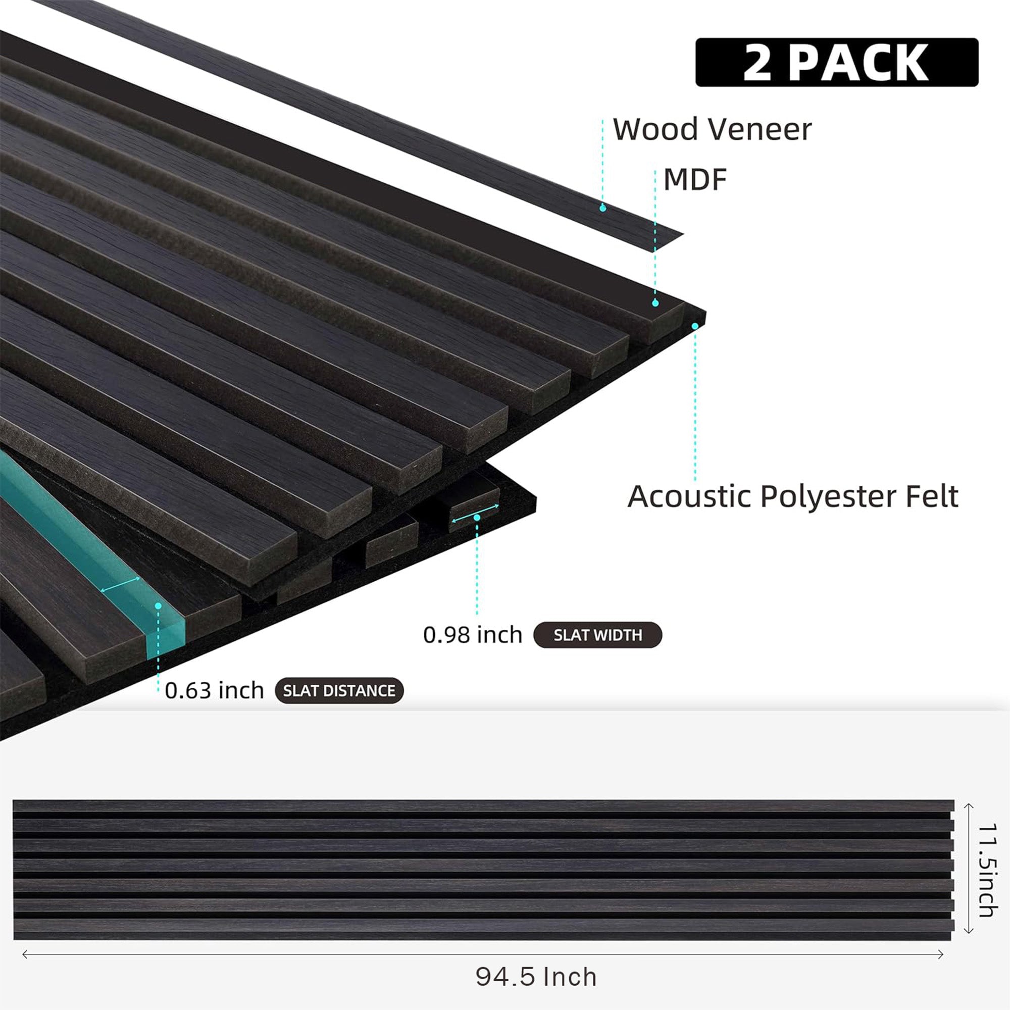 3D Slat Wall Panel-9001 9512 Series