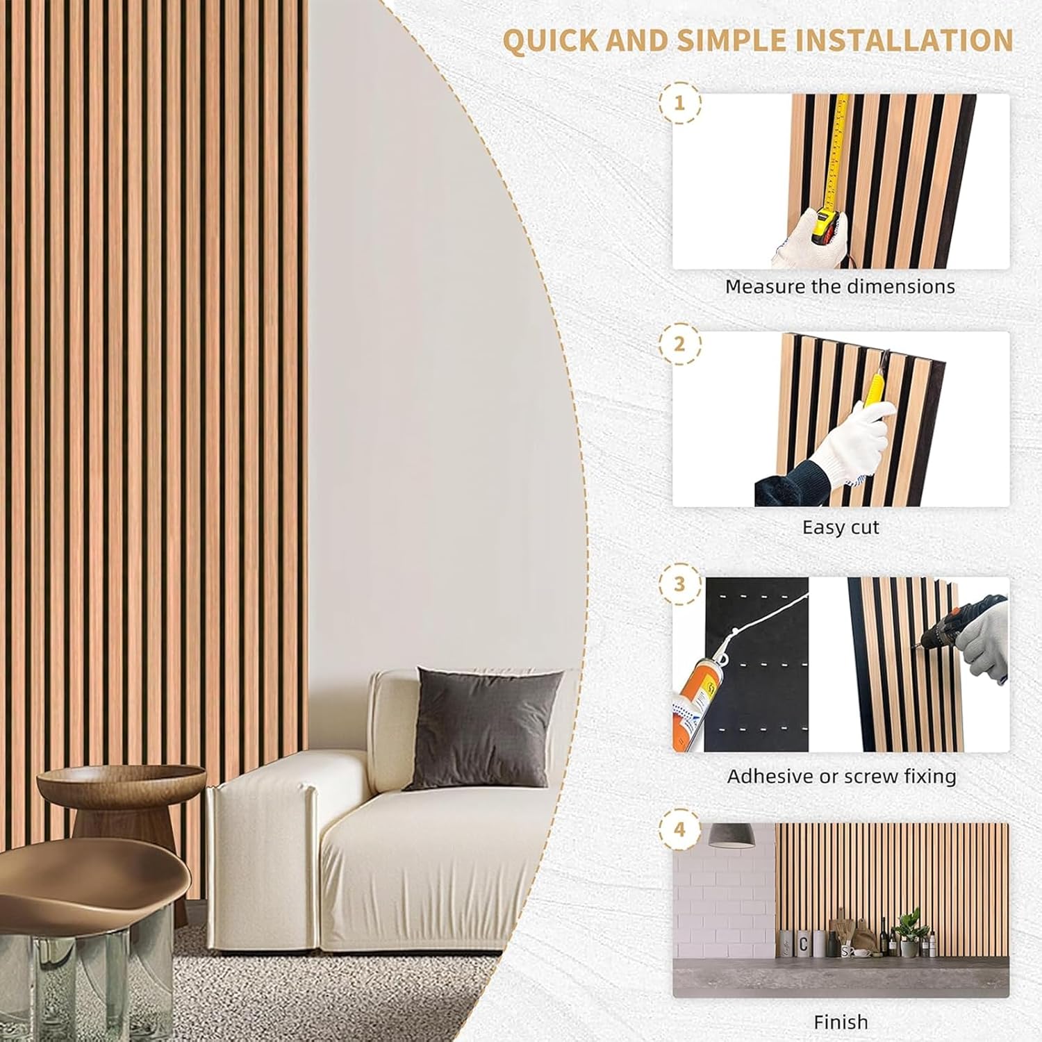 3D Slat Wall Panel-9001 9512 Series