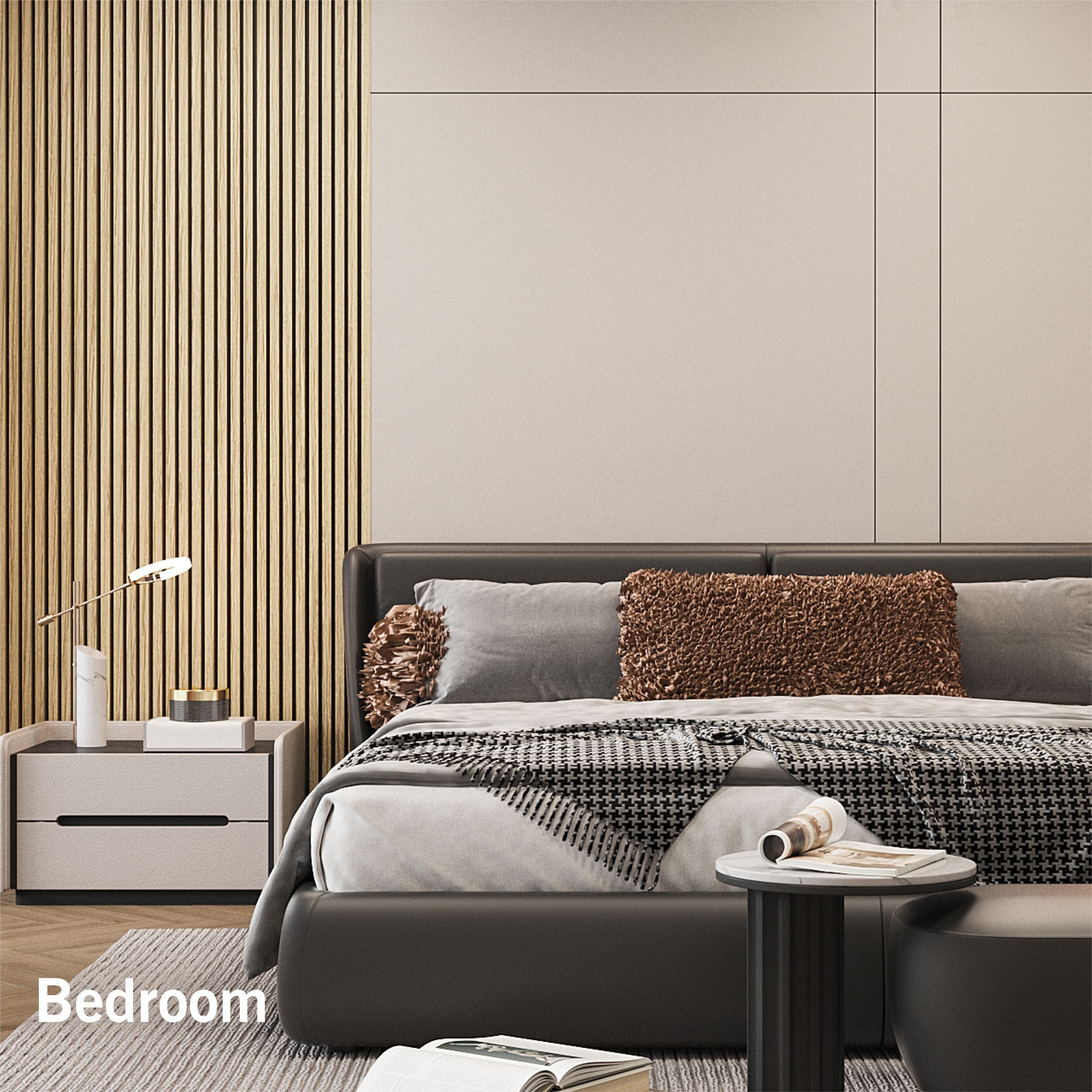 3D Slat Wall Panel-9001 9512 Series