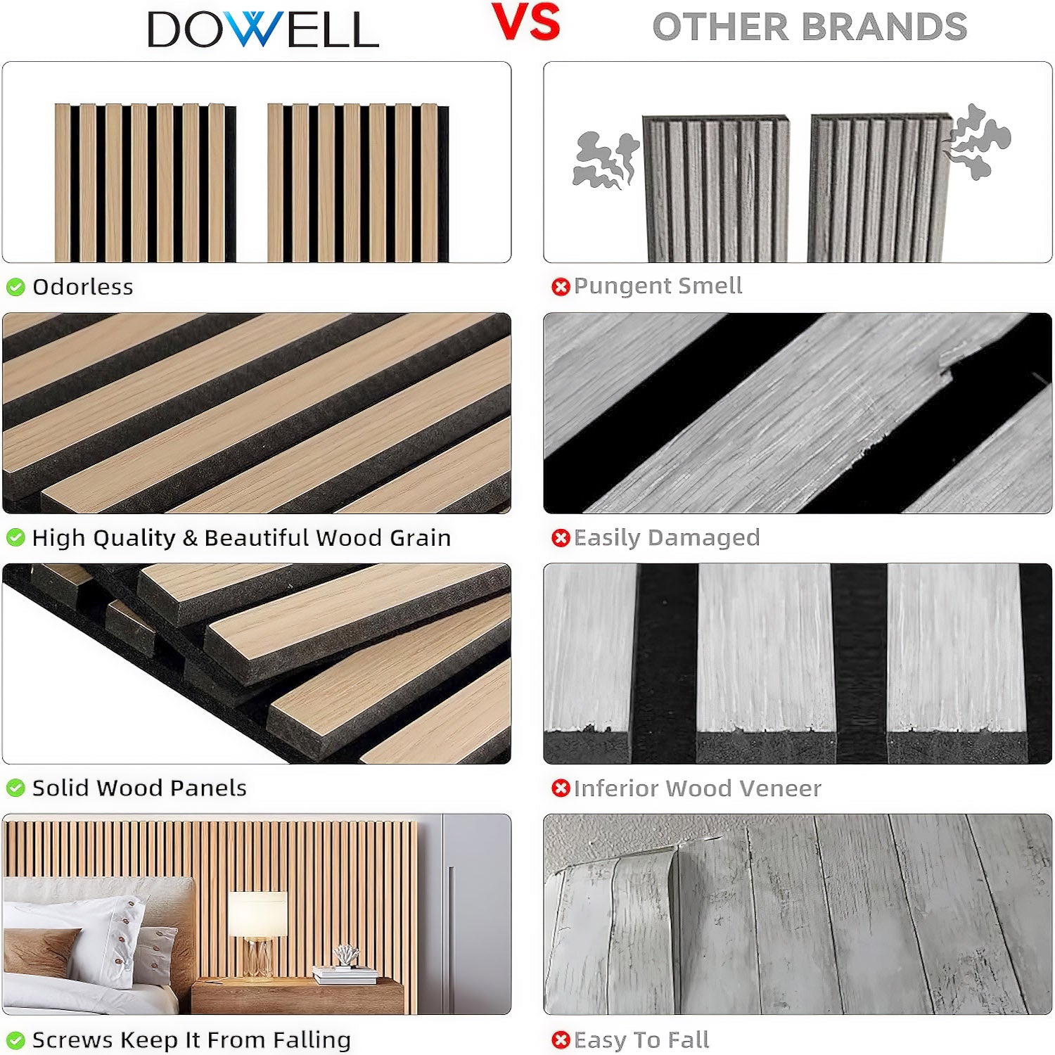 3D Slat Wall Panel-9001 9512 Series