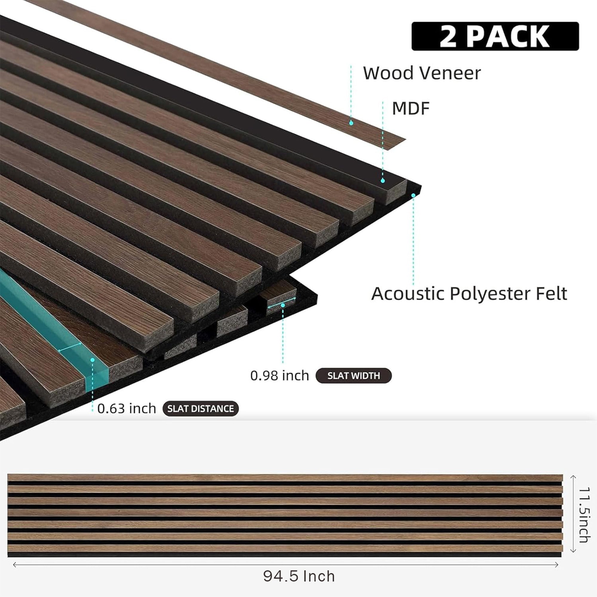 3D Slat Wall Panel-9001 9512 Series