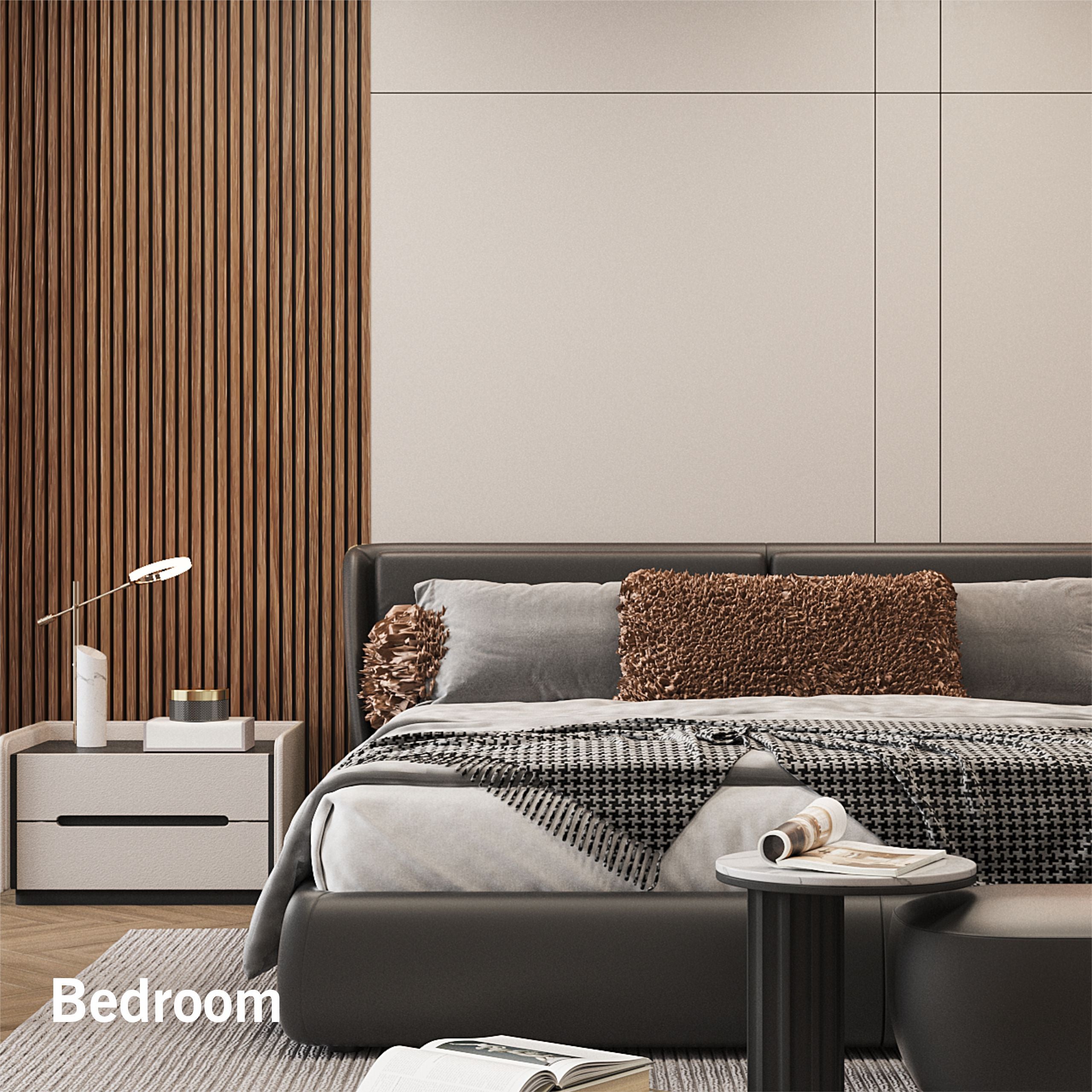 3D Slat Wall Panel-9001 9512 Series