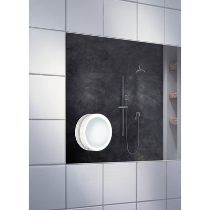 OUTLINE - Make-up Mirror with Suction Cups,  LED, X7, White
