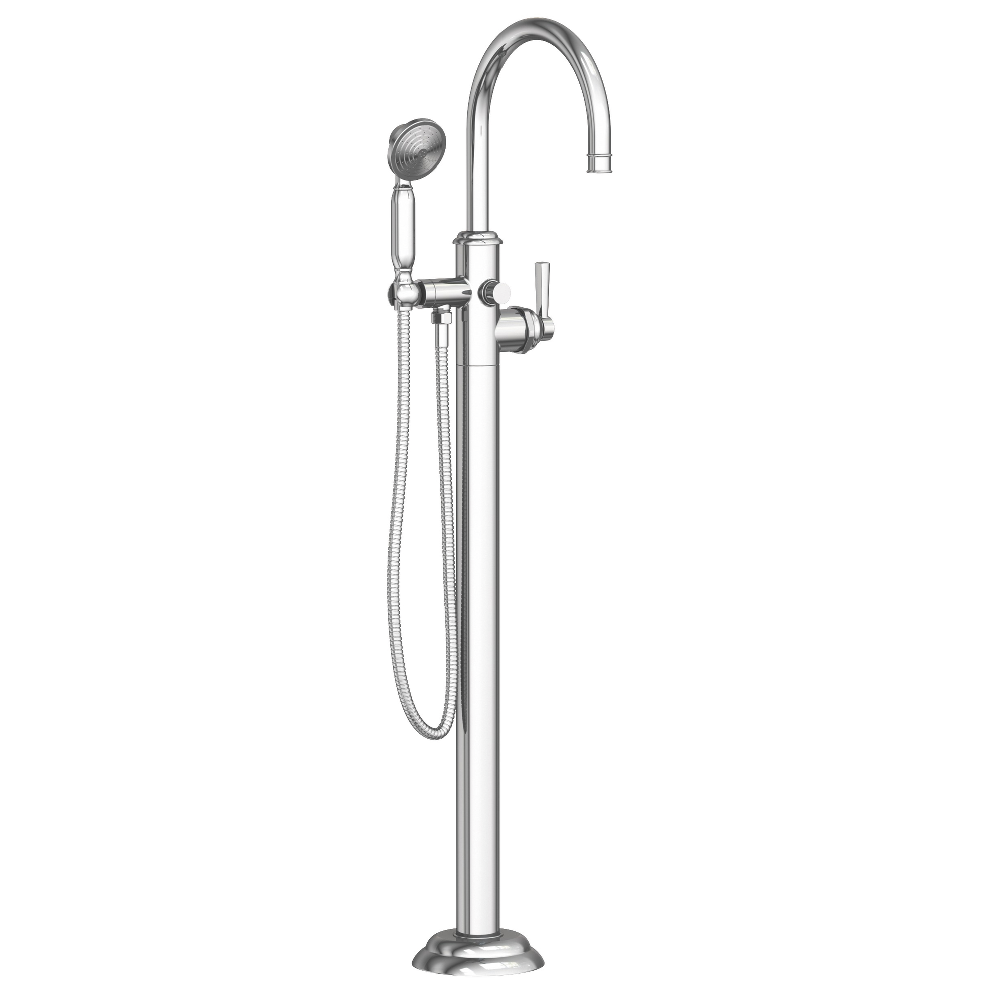 Newport Brass Astor® Exposed Tub and Hand Shower Set - Free Standing