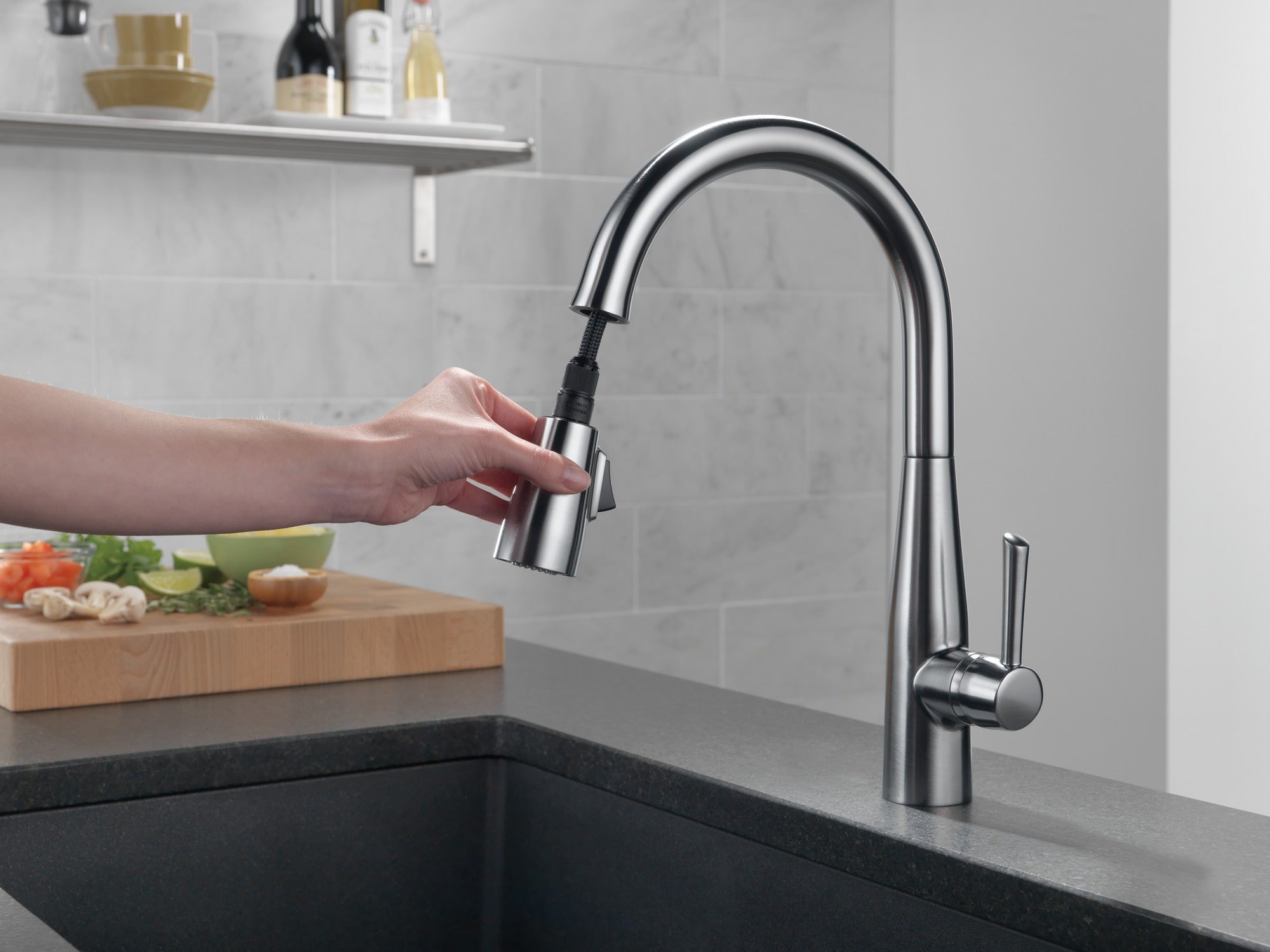 Delta Essa® Single Handle Pull-Down Kitchen Faucet
