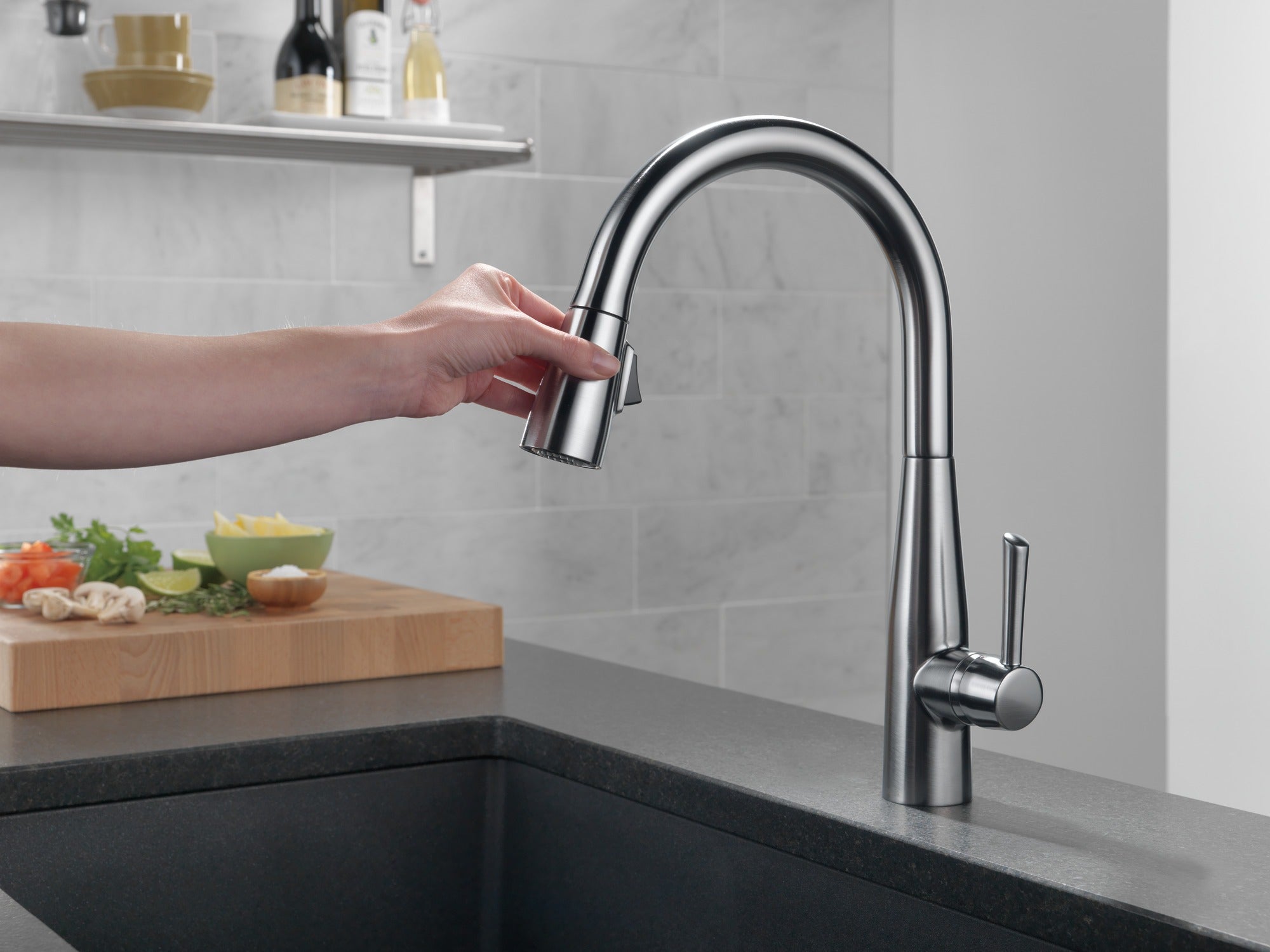 Delta Essa® Single Handle Pull-Down Kitchen Faucet