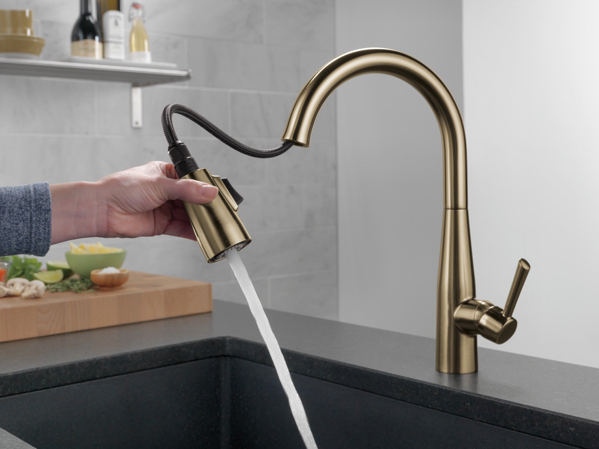 Delta Essa® Single Handle Pull-Down Kitchen Faucet