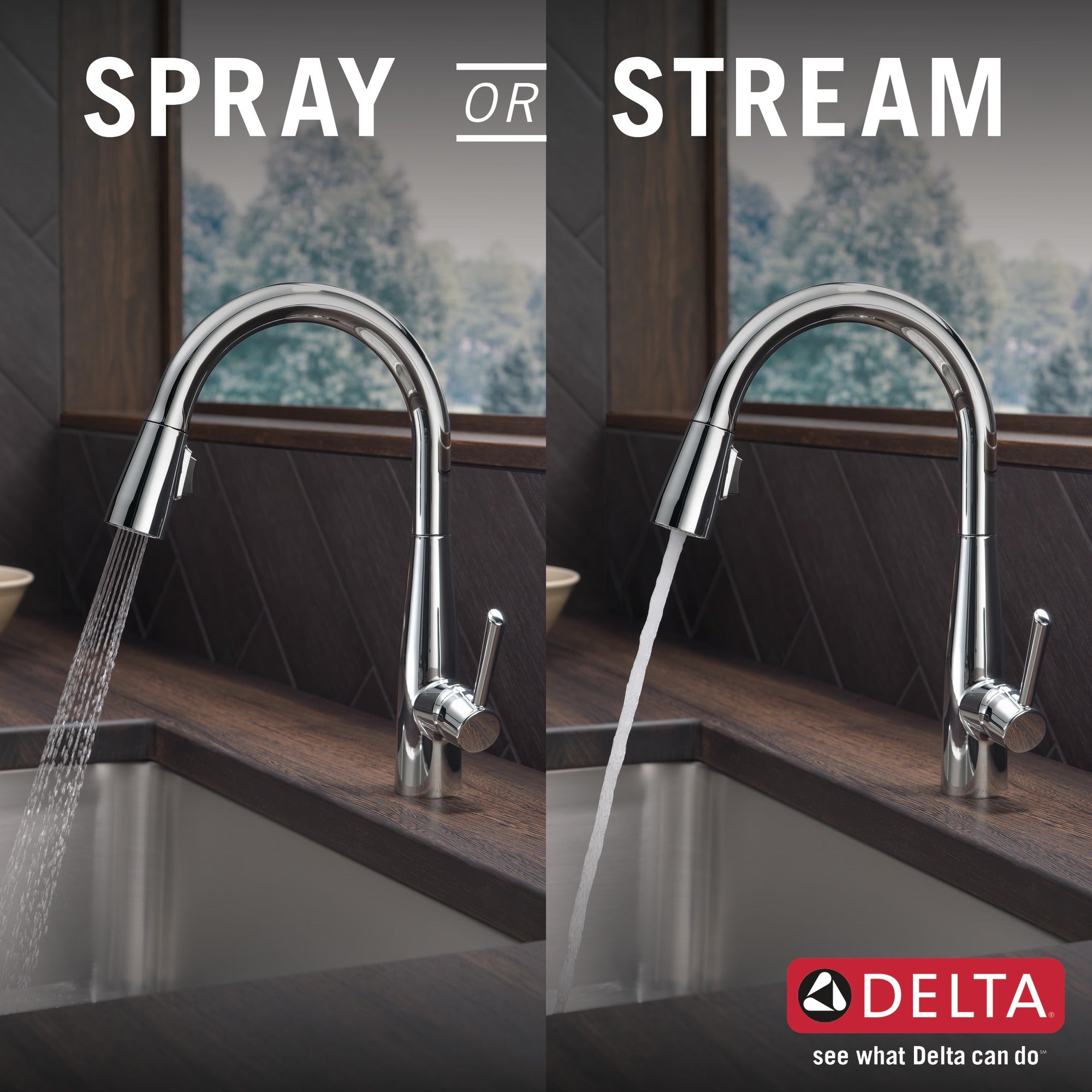 Delta Essa® Single Handle Pull-Down Kitchen Faucet
