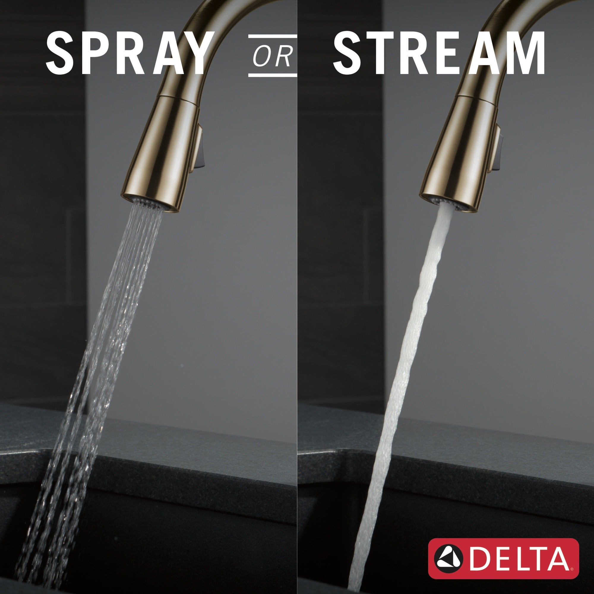 Delta Essa® Single Handle Pull-Down Kitchen Faucet with Touch<sub>2</sub>O® Technology Technology