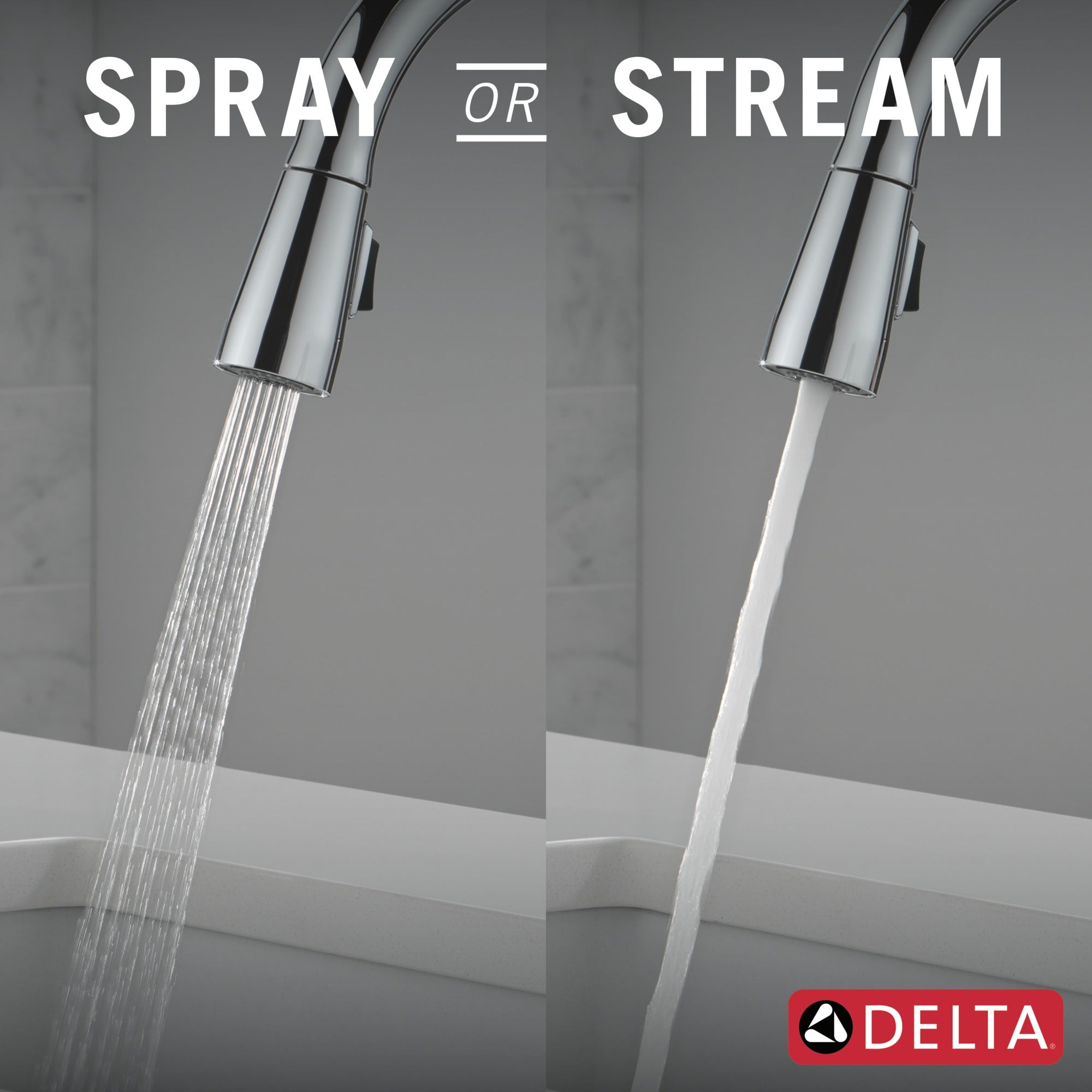 Delta Essa® Touch<sub>2</sub>O® Technology Kitchen Faucet with Touchless Technology