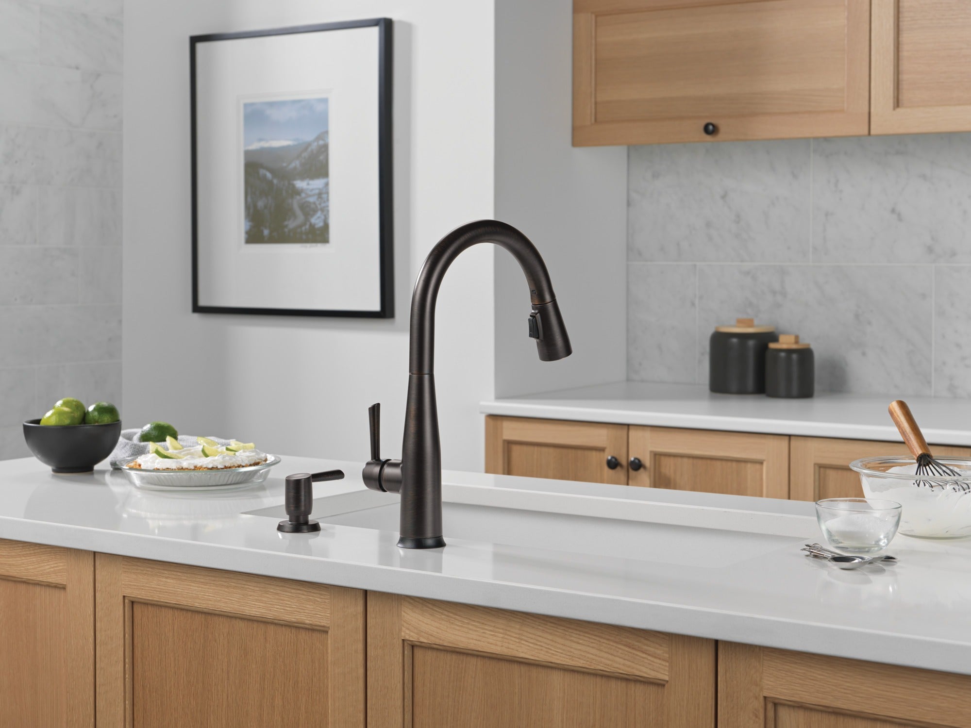 Delta Essa® Touch<sub>2</sub>O® Technology Kitchen Faucet with Touchless Technology