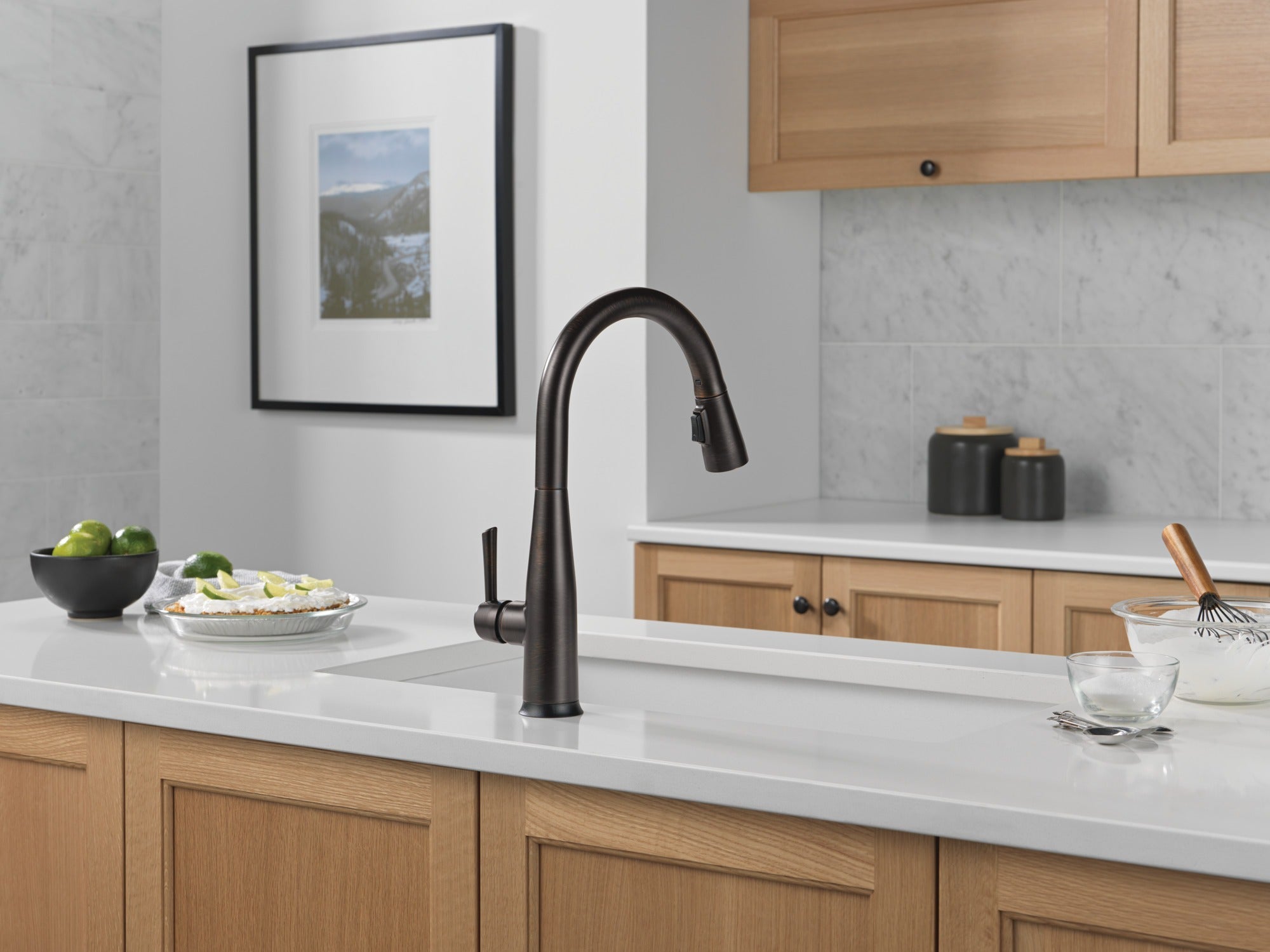 Delta Essa® Touch<sub>2</sub>O® Technology Kitchen Faucet with Touchless Technology