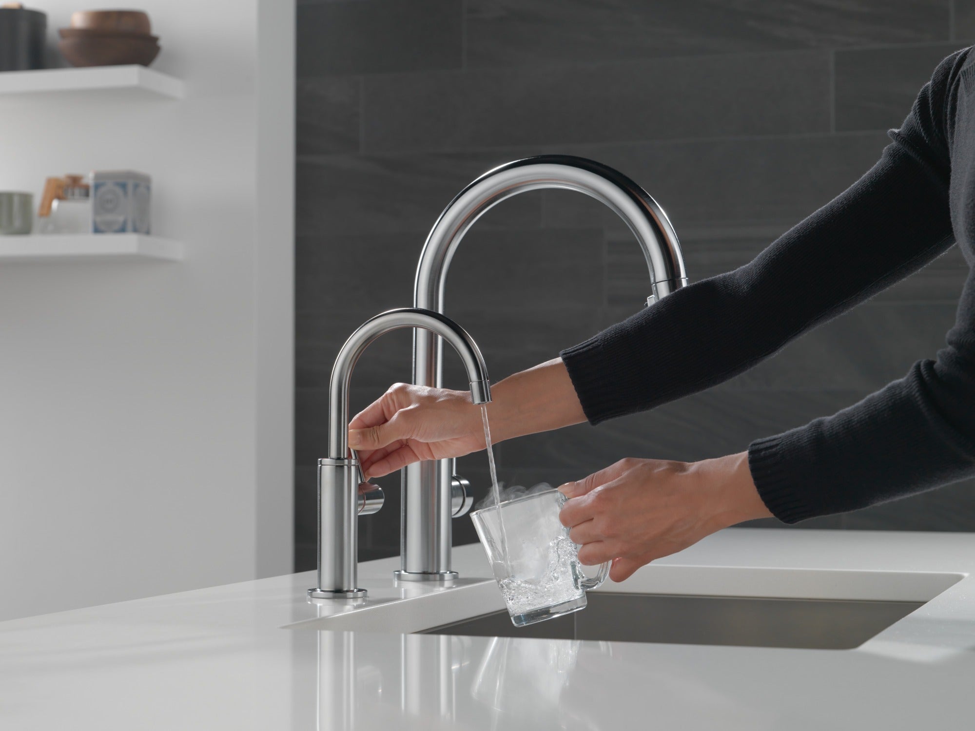 Delta Trinsic® Single Handle Pull-Down Kitchen Faucet