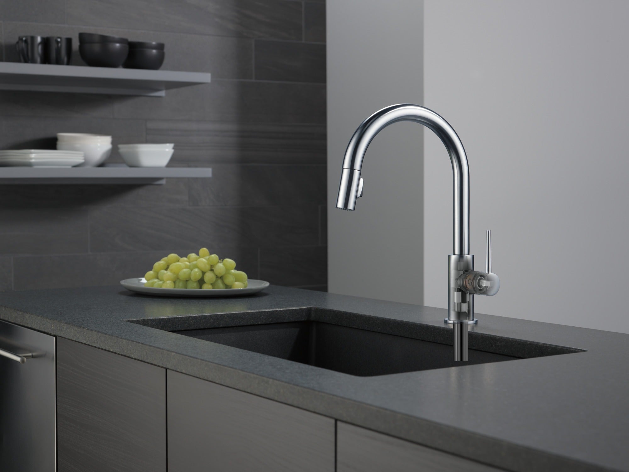 Delta Trinsic® Single Handle Pull-Down Kitchen Faucet