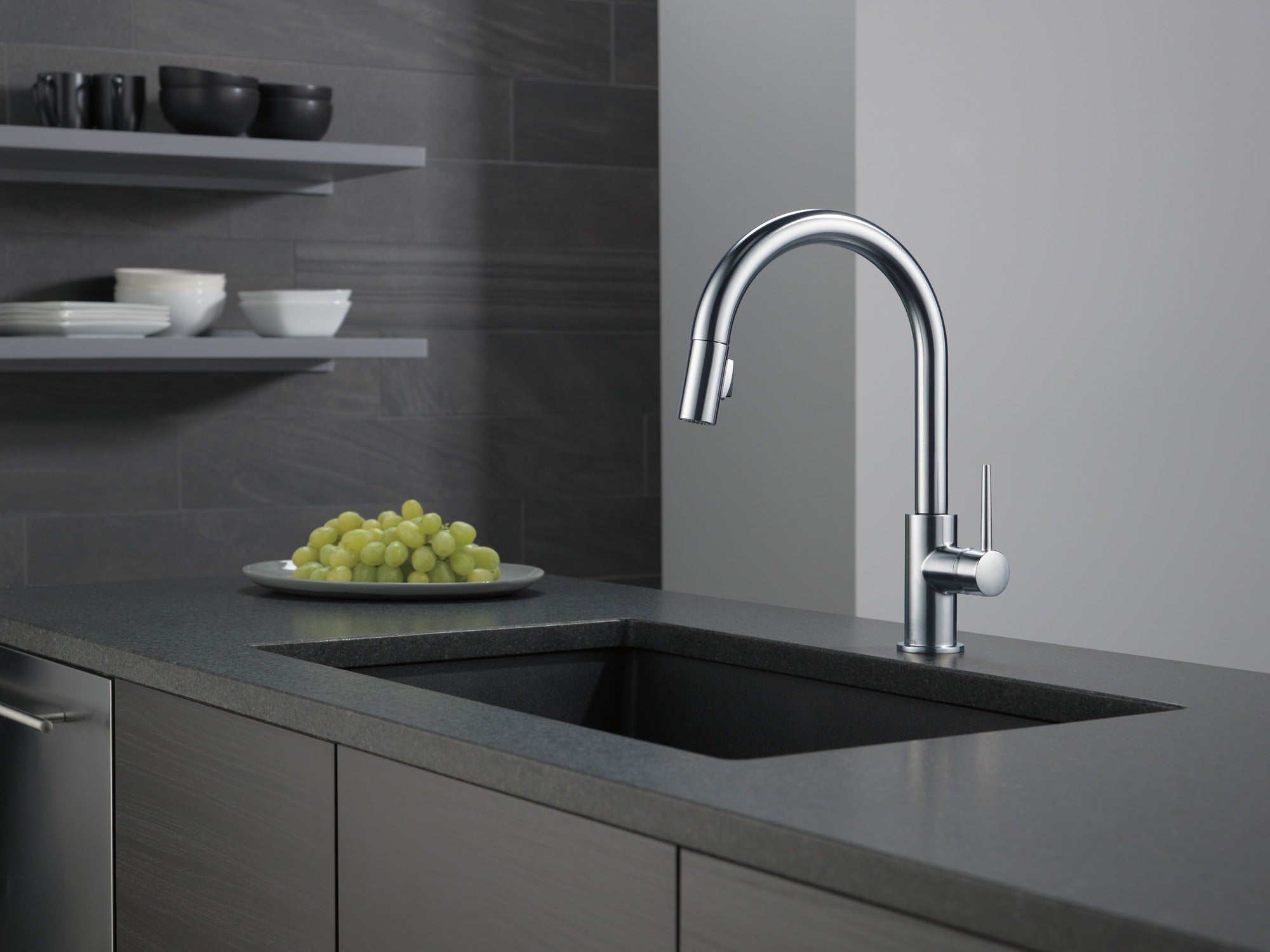 Delta Trinsic® Single Handle Pull-Down Kitchen Faucet