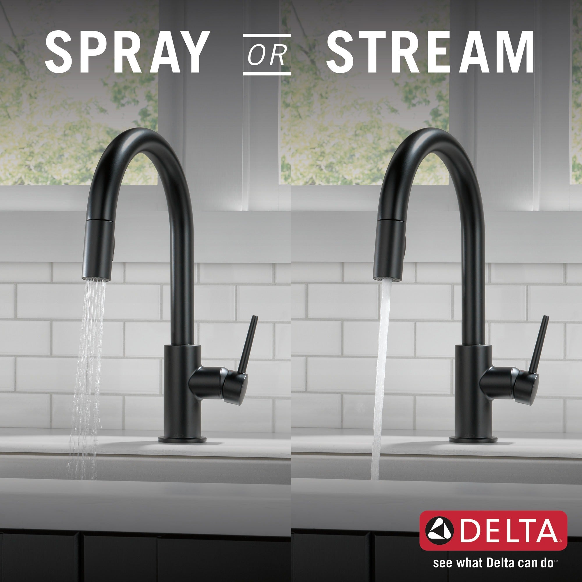 Delta Trinsic® Single Handle Pull-Down Kitchen Faucet