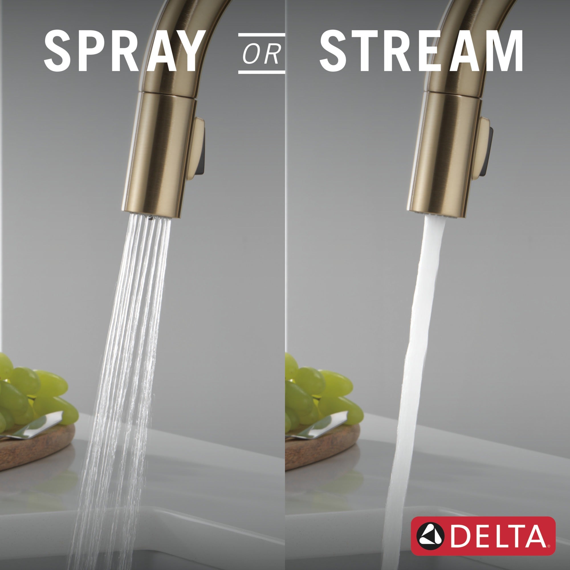 Delta Trinsic® VoiceIQ® Kitchen Faucet with Touch<sub>2</sub>O® Technology with Touchless Technology