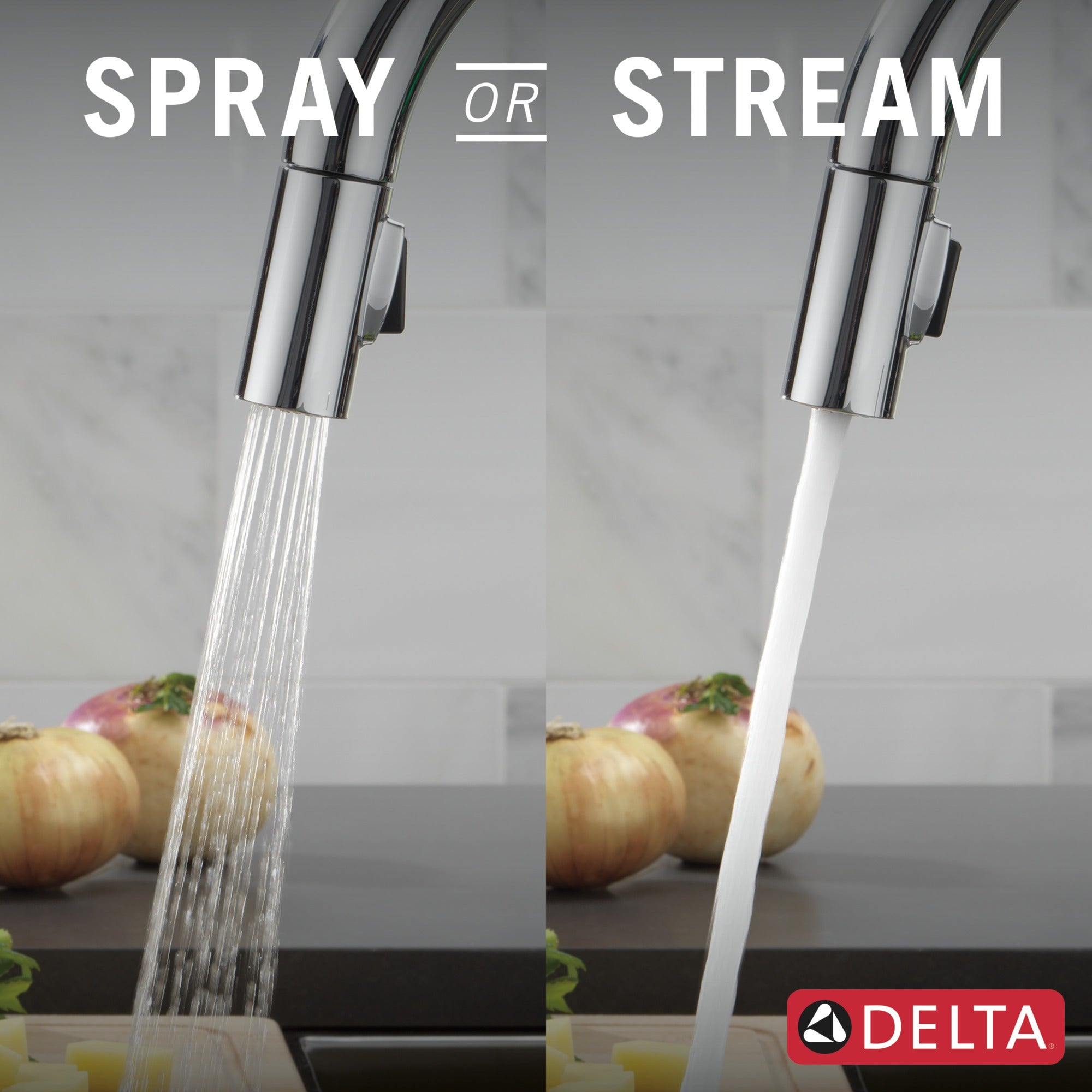 Delta Trinsic® VoiceIQ® Kitchen Faucet with Touch<sub>2</sub>O® Technology with Touchless Technology