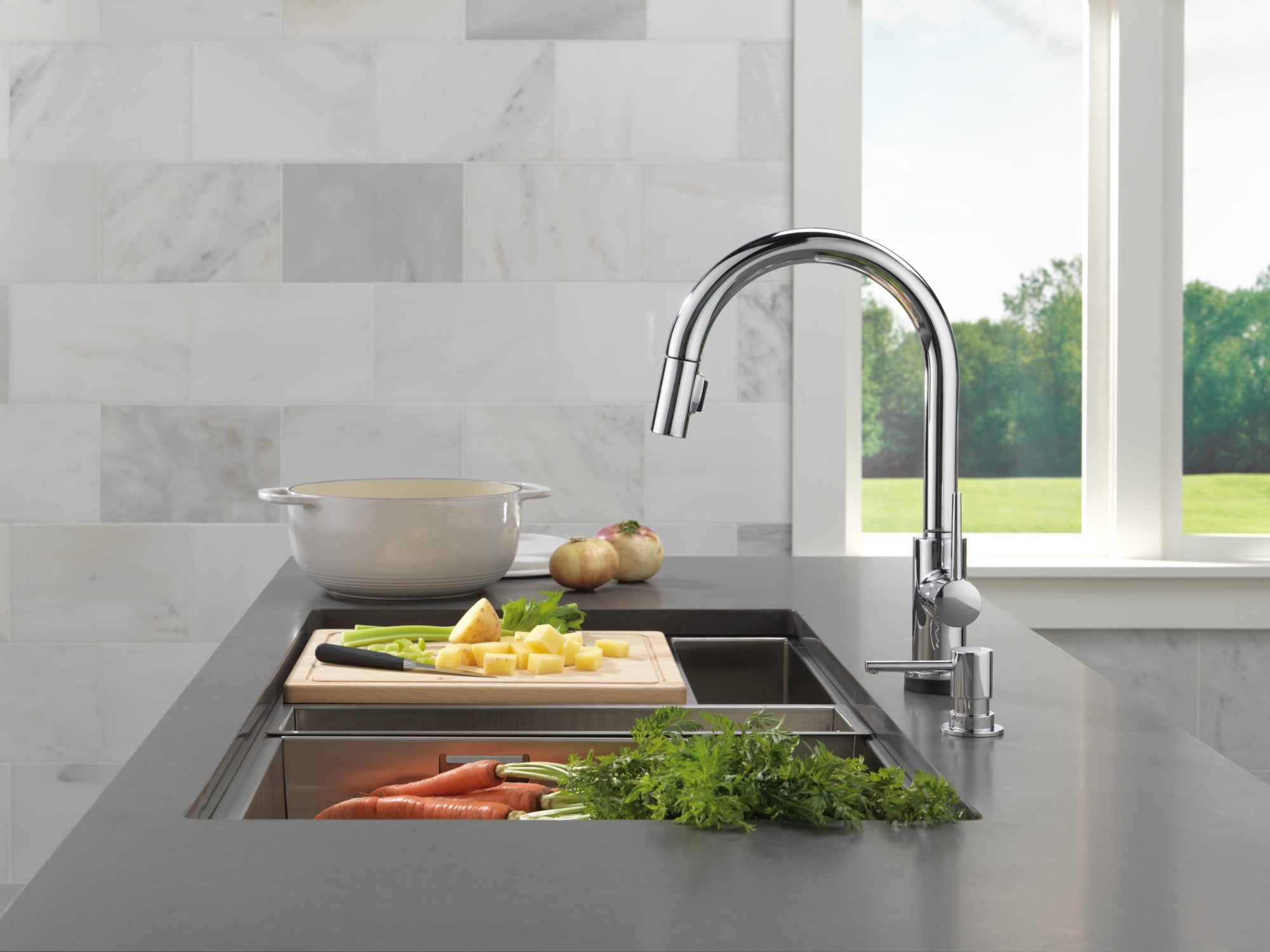 Delta Trinsic® Metal Soap Dispenser