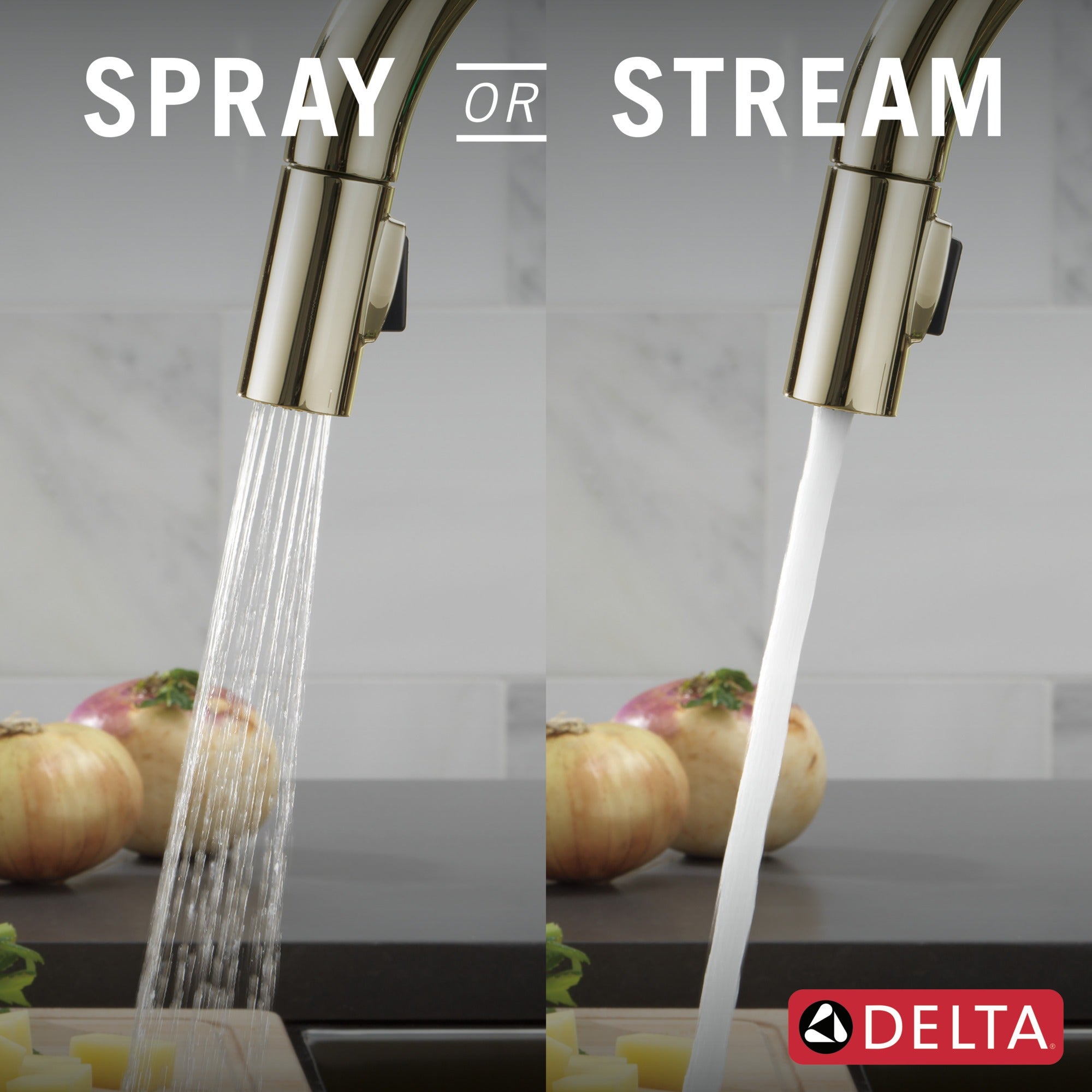 Delta Trinsic® VoiceIQ® Kitchen Faucet with Touch<sub>2</sub>O® Technology with Touchless Technology