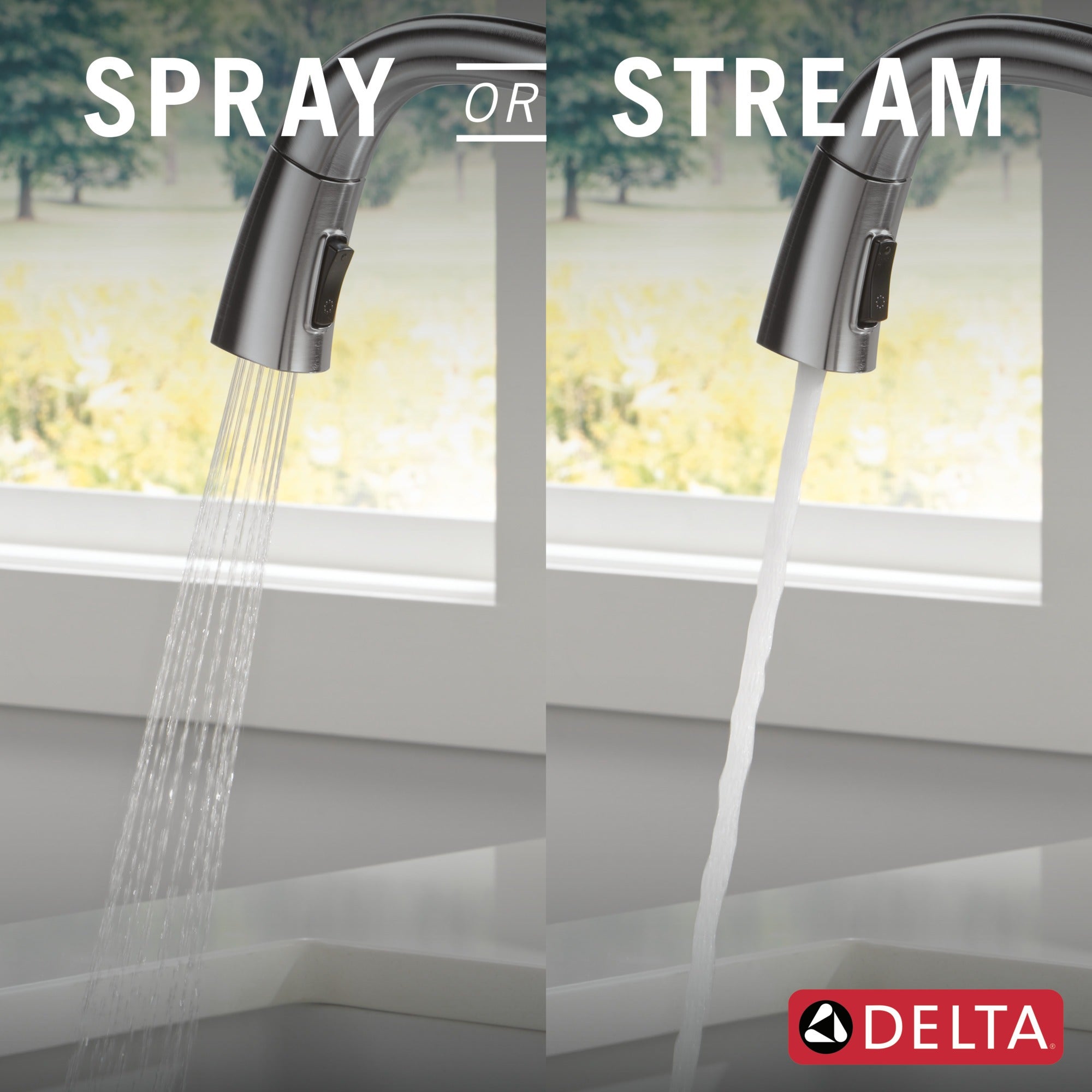 Delta Stryke® Touch<sub>2</sub>O® Technology Kitchen Faucet with Touchless Technology