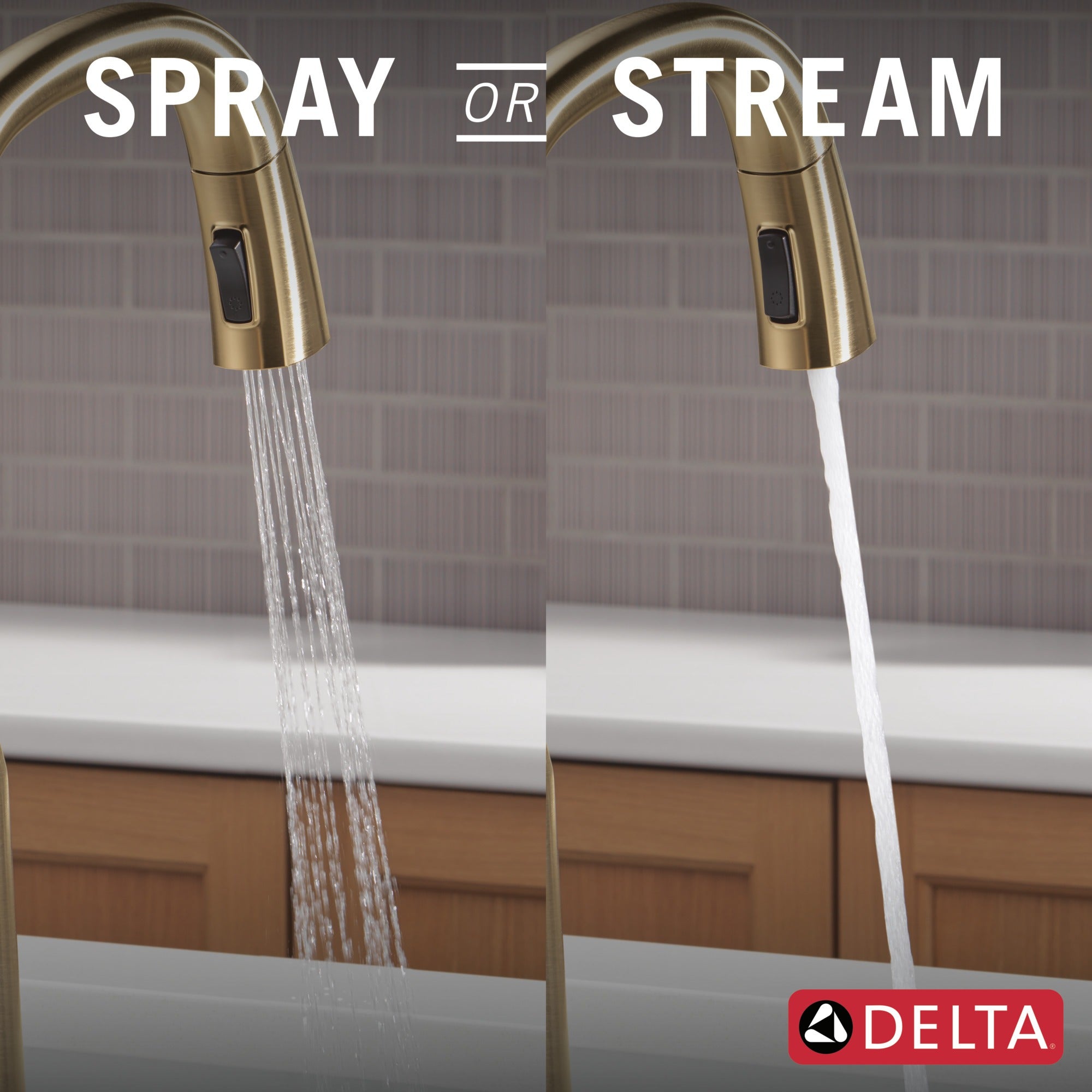 Delta Stryke® Touch<sub>2</sub>O® Technology Kitchen Faucet with Touchless Technology