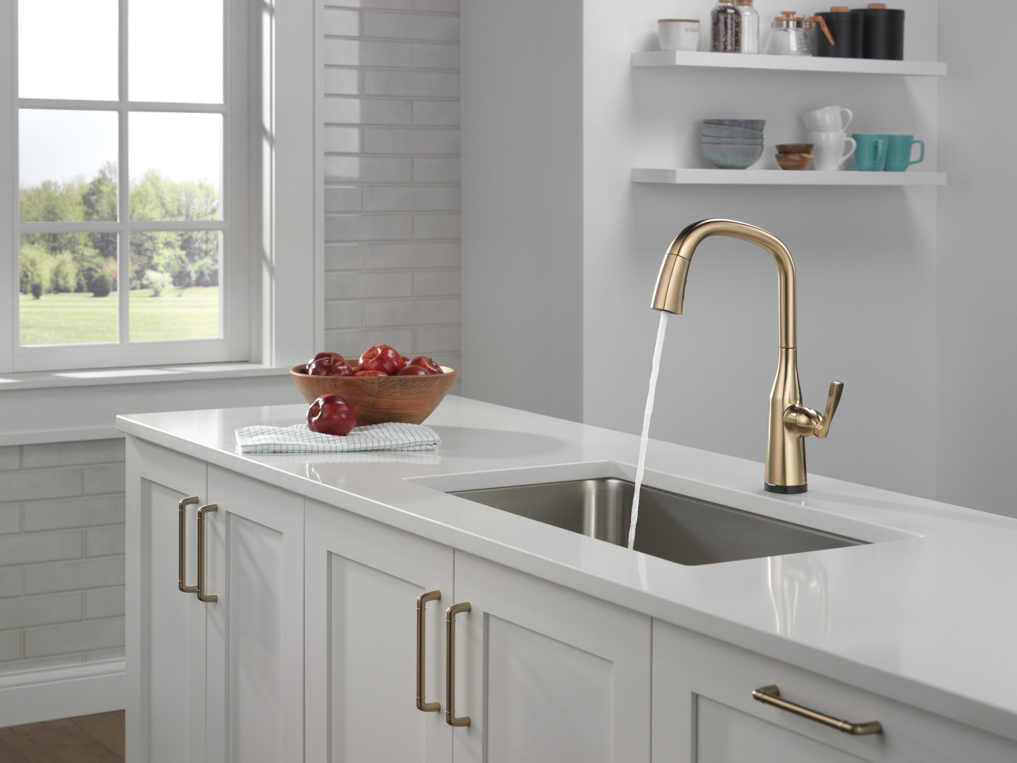 Delta Stryke® Touch<sub>2</sub>O® Pull-Down Kitchen w/ Voice