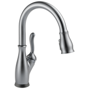Delta Leland® Single Handle Pull-Down Kitchen Faucet with Touch<sub>2</sub>O® and ShieldSpray® Technologies