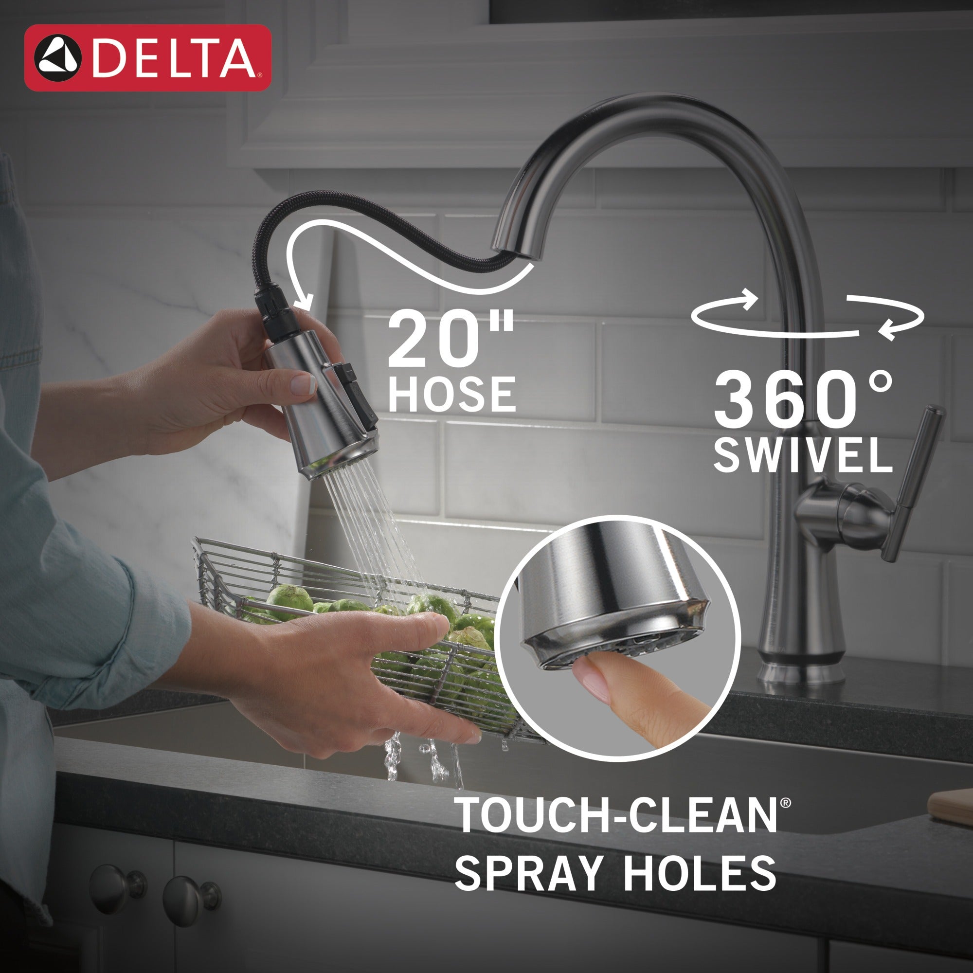 Delta Coranto® Single Handle Pull-Down Kitchen Faucet