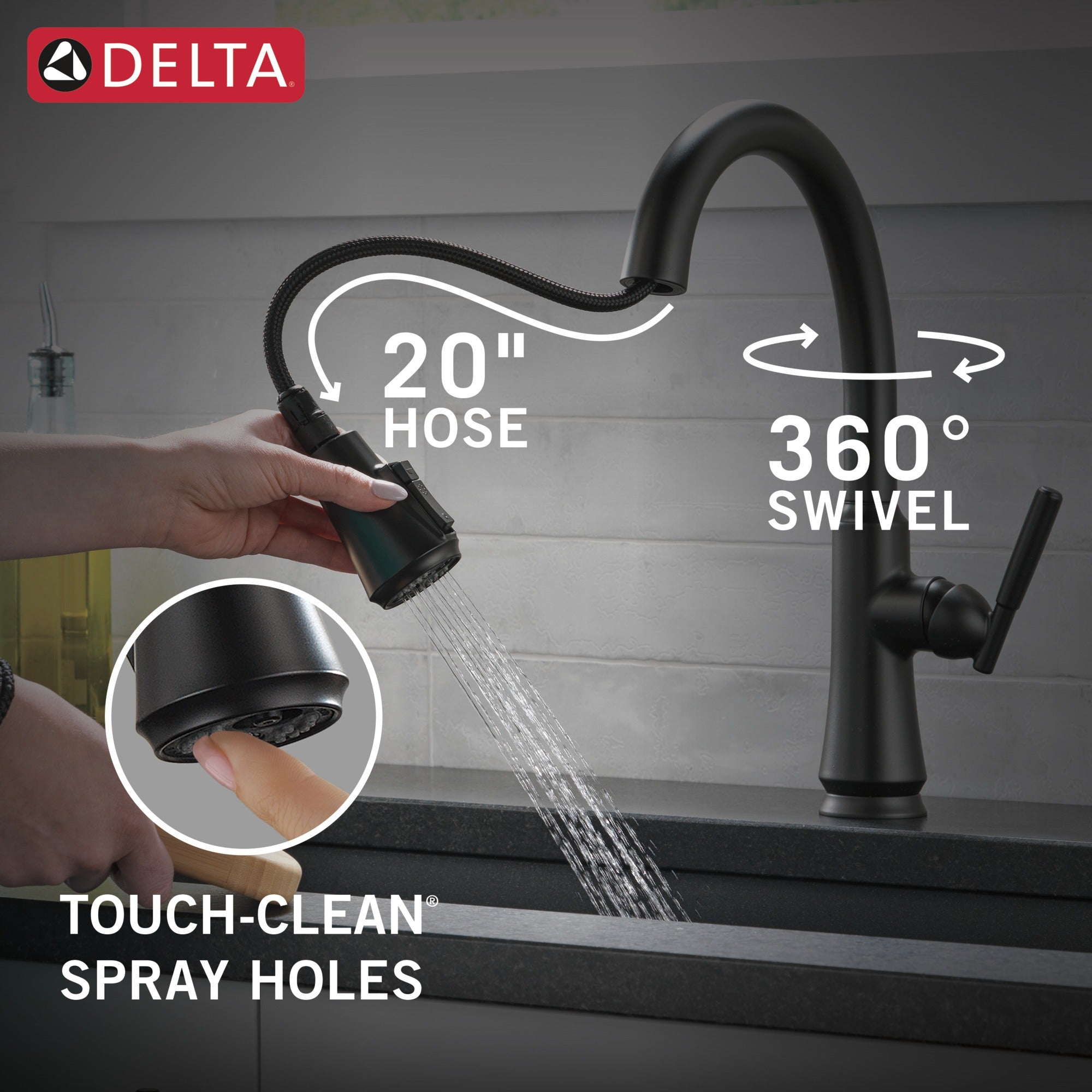 Delta Coranto® Single Handle Pull-Down Kitchen Faucet