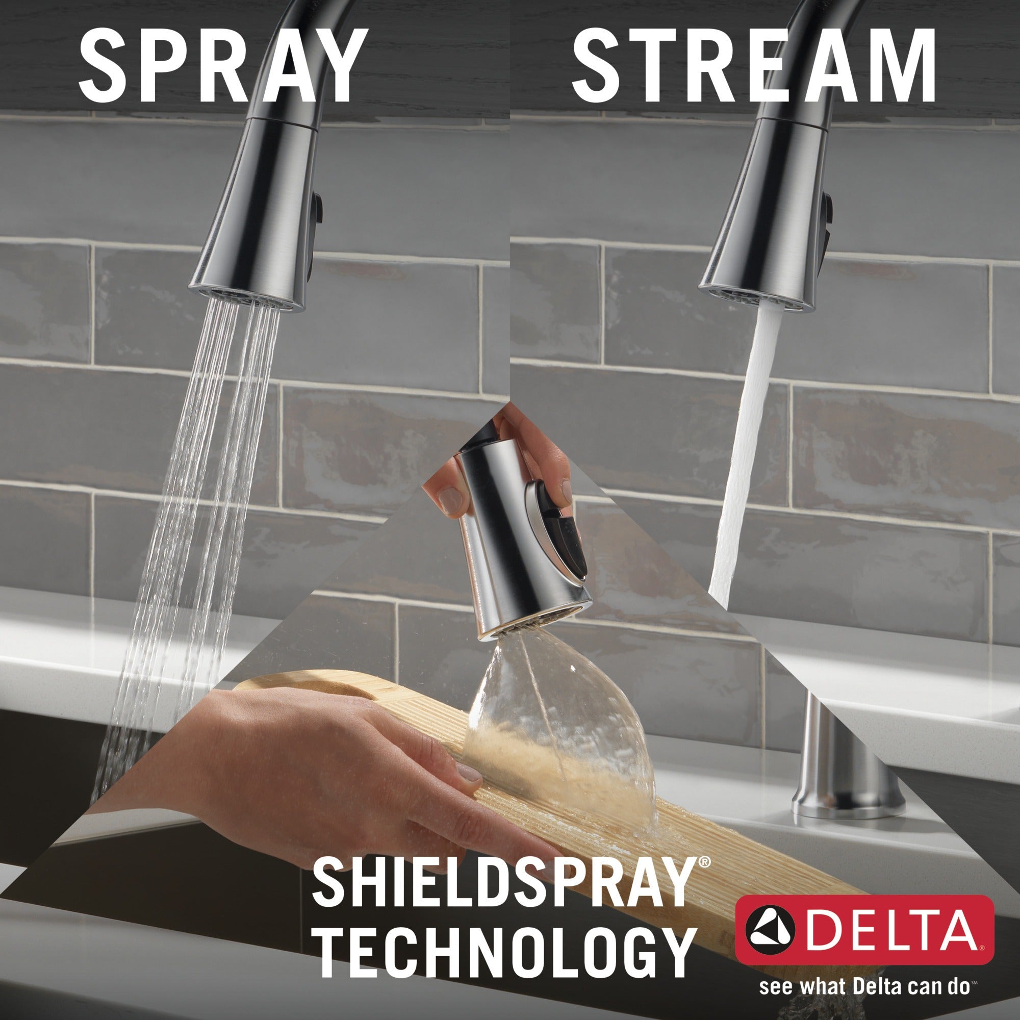 Delta Emmeline® Single Handle Pull-Down Kitchen Faucet