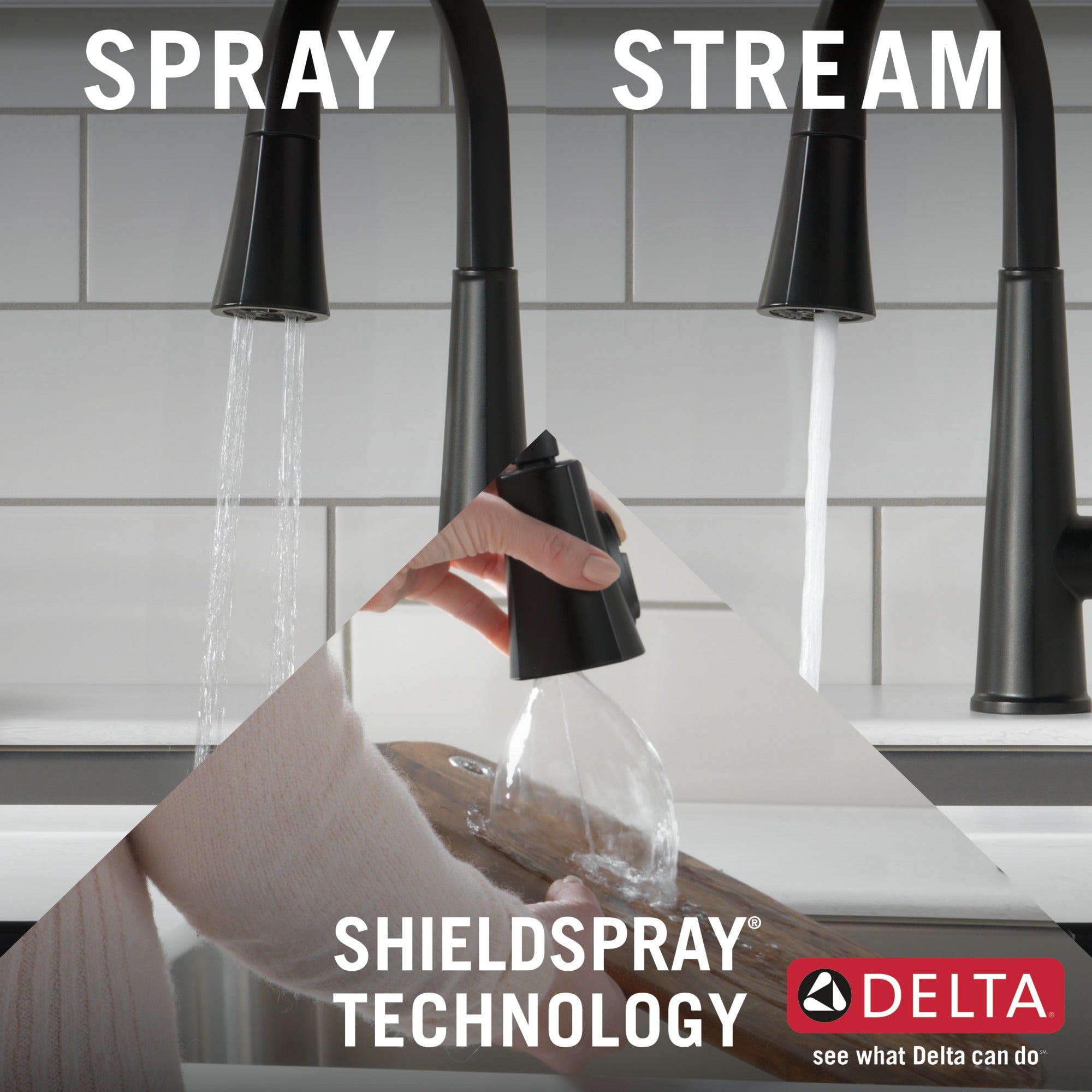 Delta Emmeline® Single Handle Pull-Down Kitchen Faucet