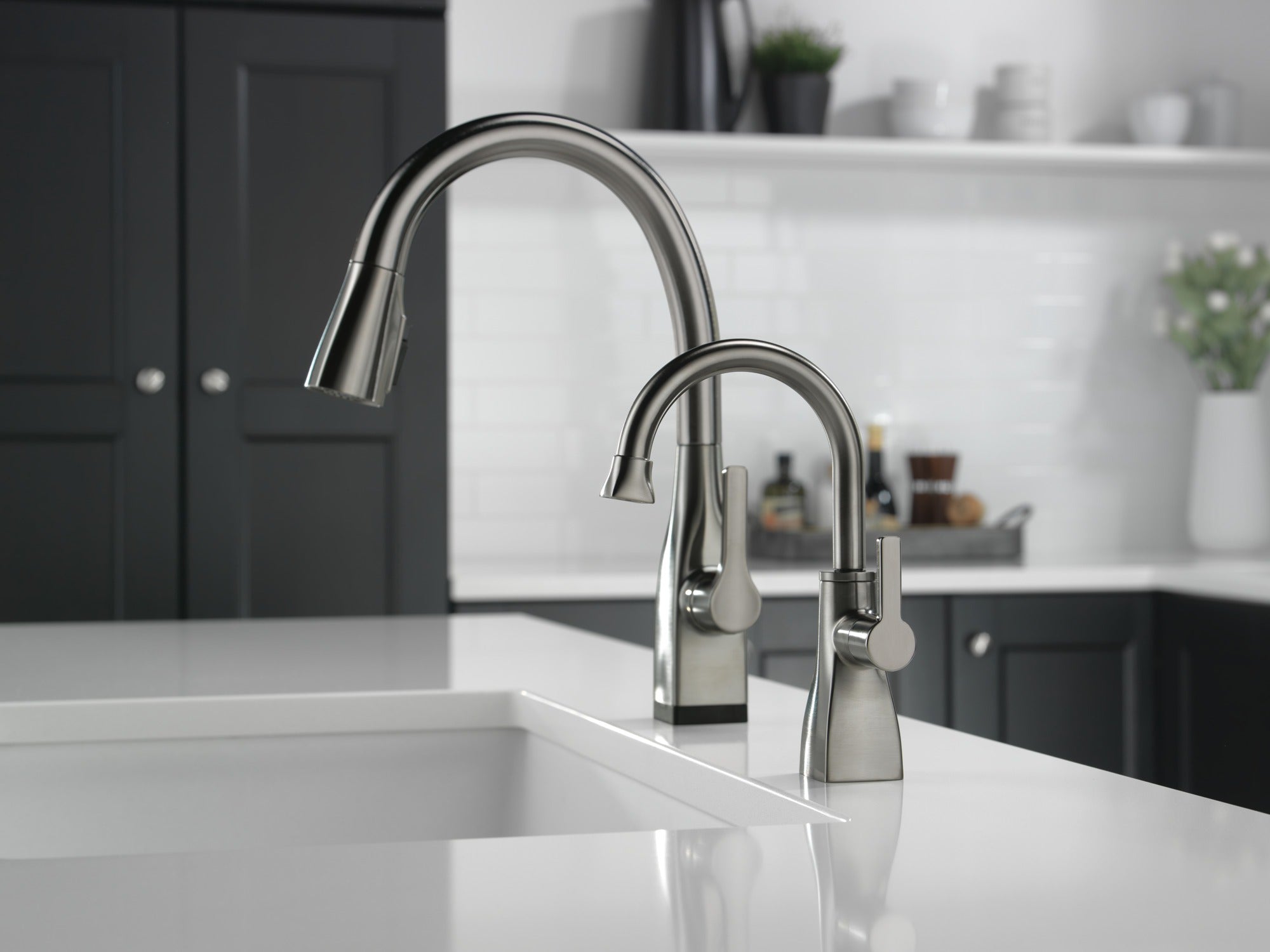 Delta Other Contemporary Square Beverage Faucet