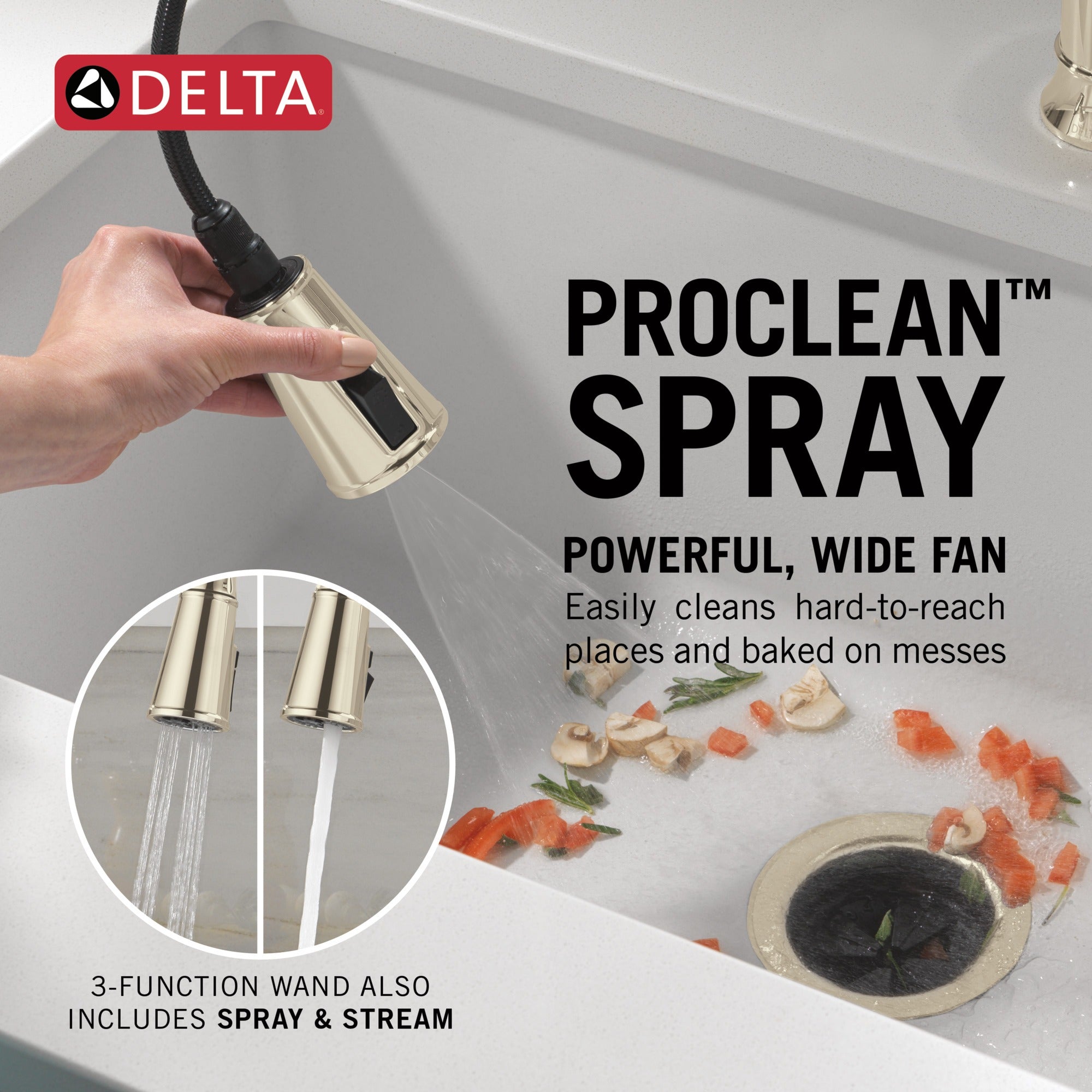 Delta Renaldi™ Single Handle Pull-Down Kitchen Faucet
