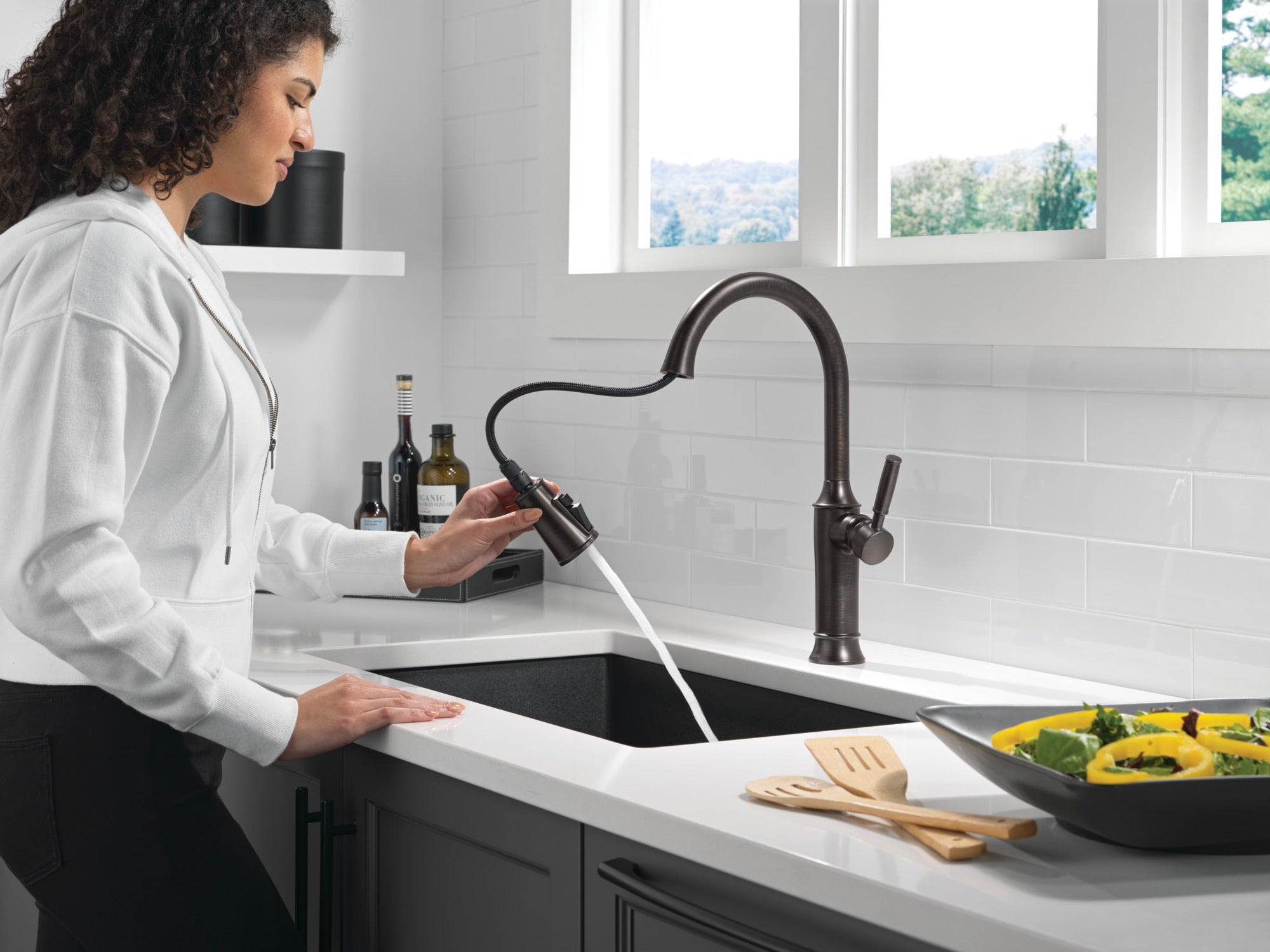 Delta Renaldi™ Single Handle Pull-Down Kitchen Faucet