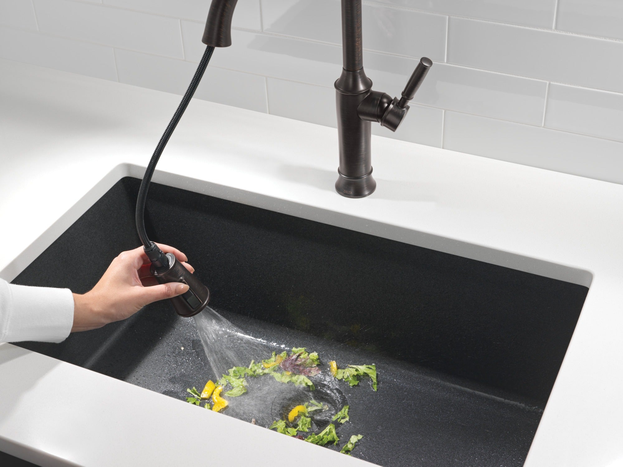 Delta Renaldi™ Single Handle Pull-Down Kitchen Faucet