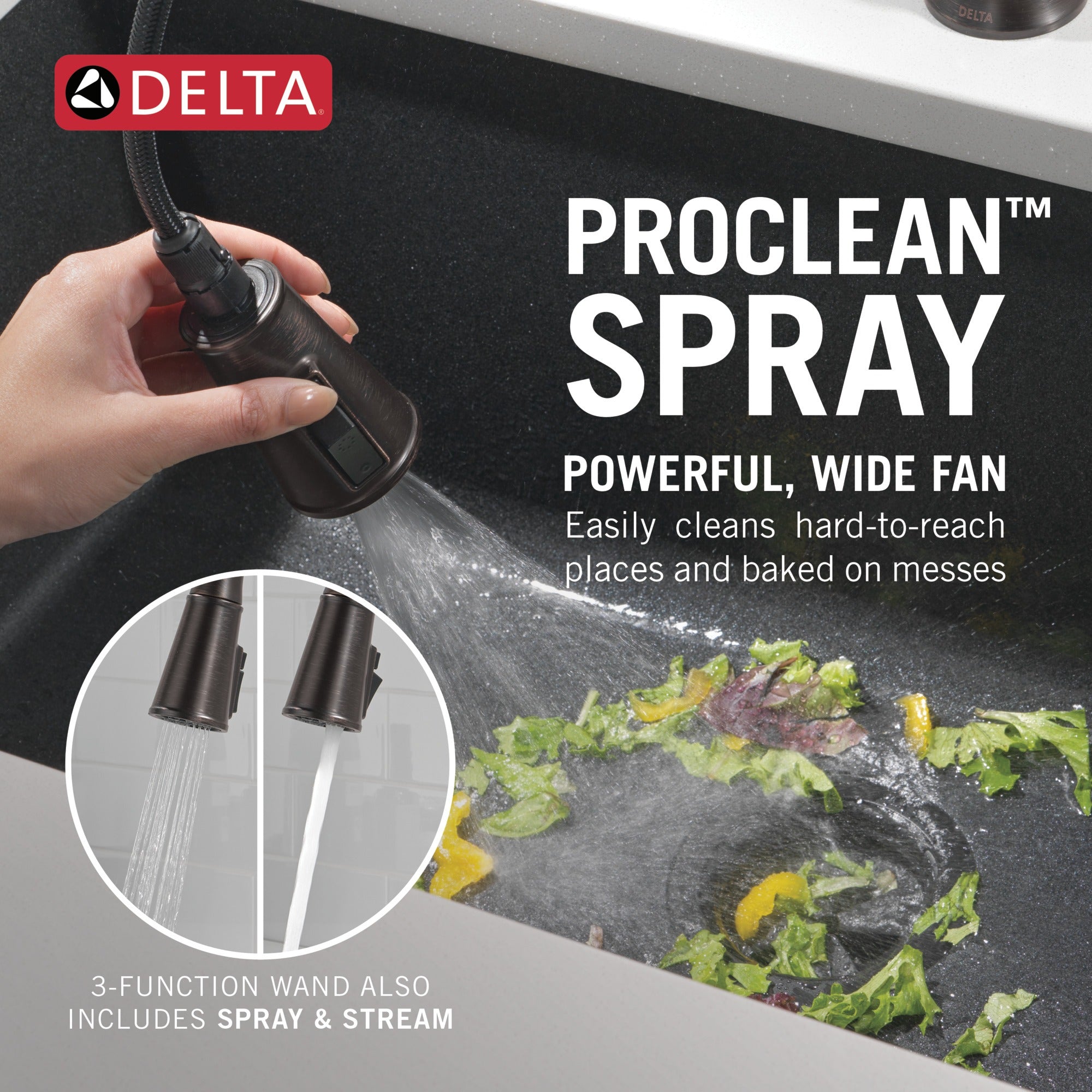 Delta Renaldi™ Single Handle Pull-Down Kitchen Faucet