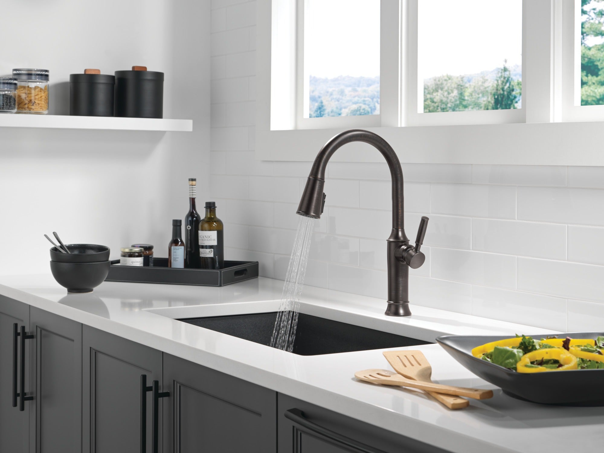 Delta Renaldi™ Single Handle Pull-Down Kitchen Faucet
