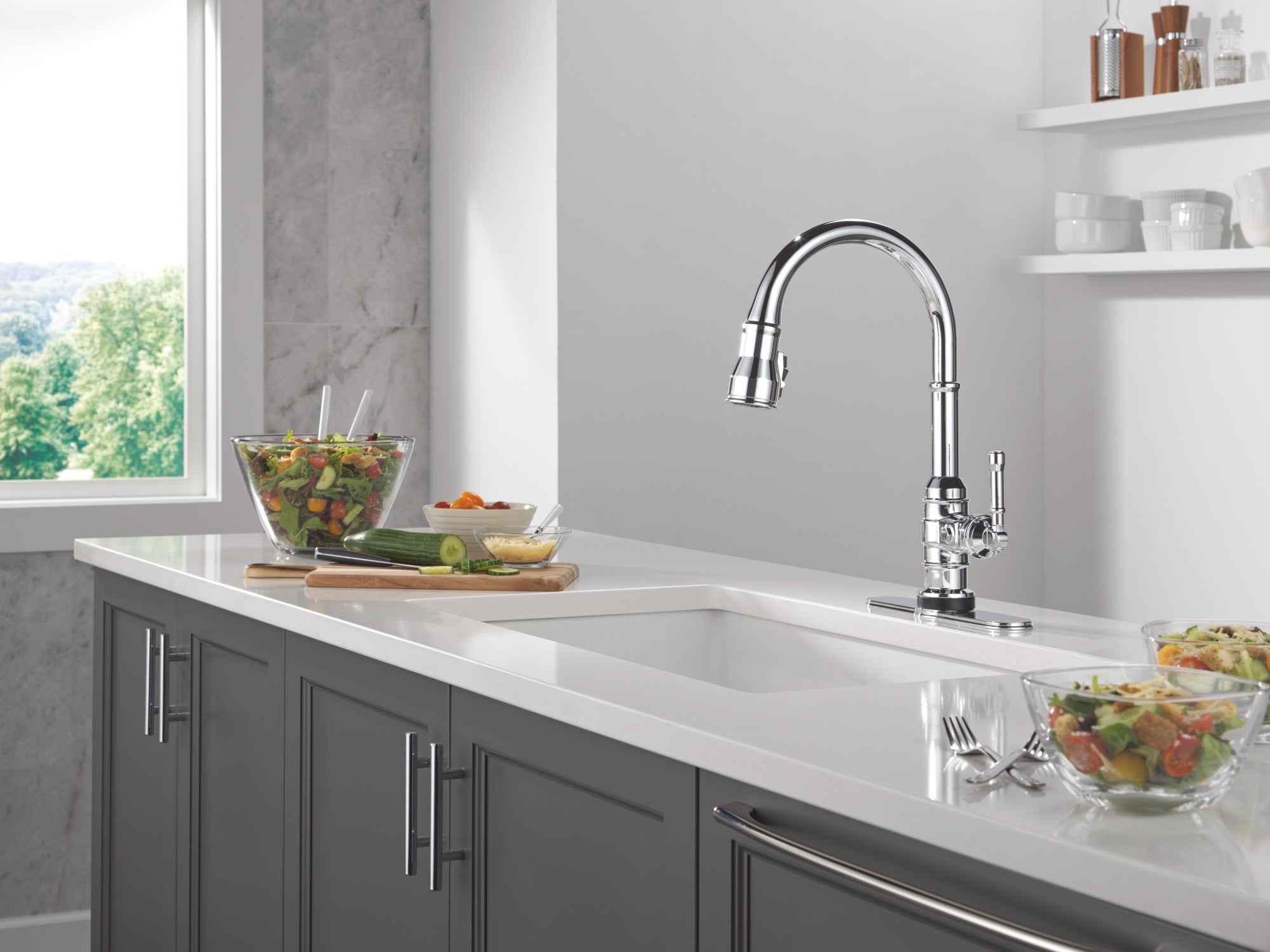 Delta Broderick® Escutcheon - Pulldown